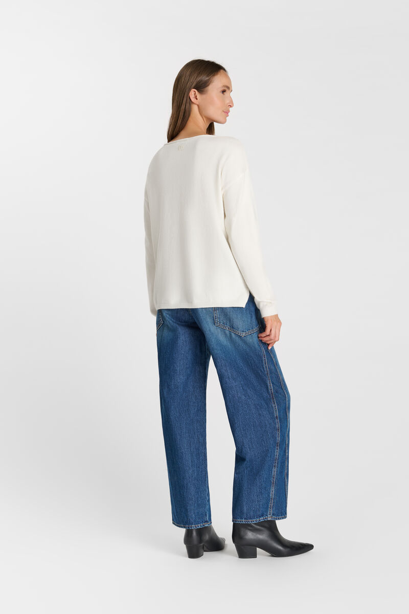 Tinga sweater LE TEMPS DES CERISES White