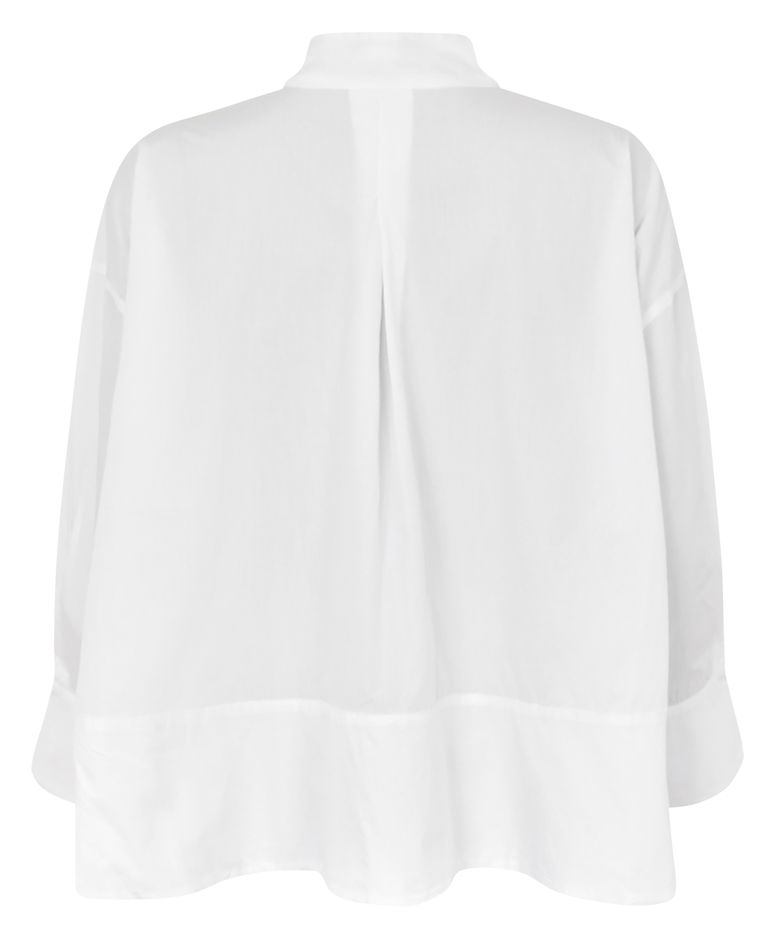 Blouse ample à volants unie RABENS SALONER Blanc