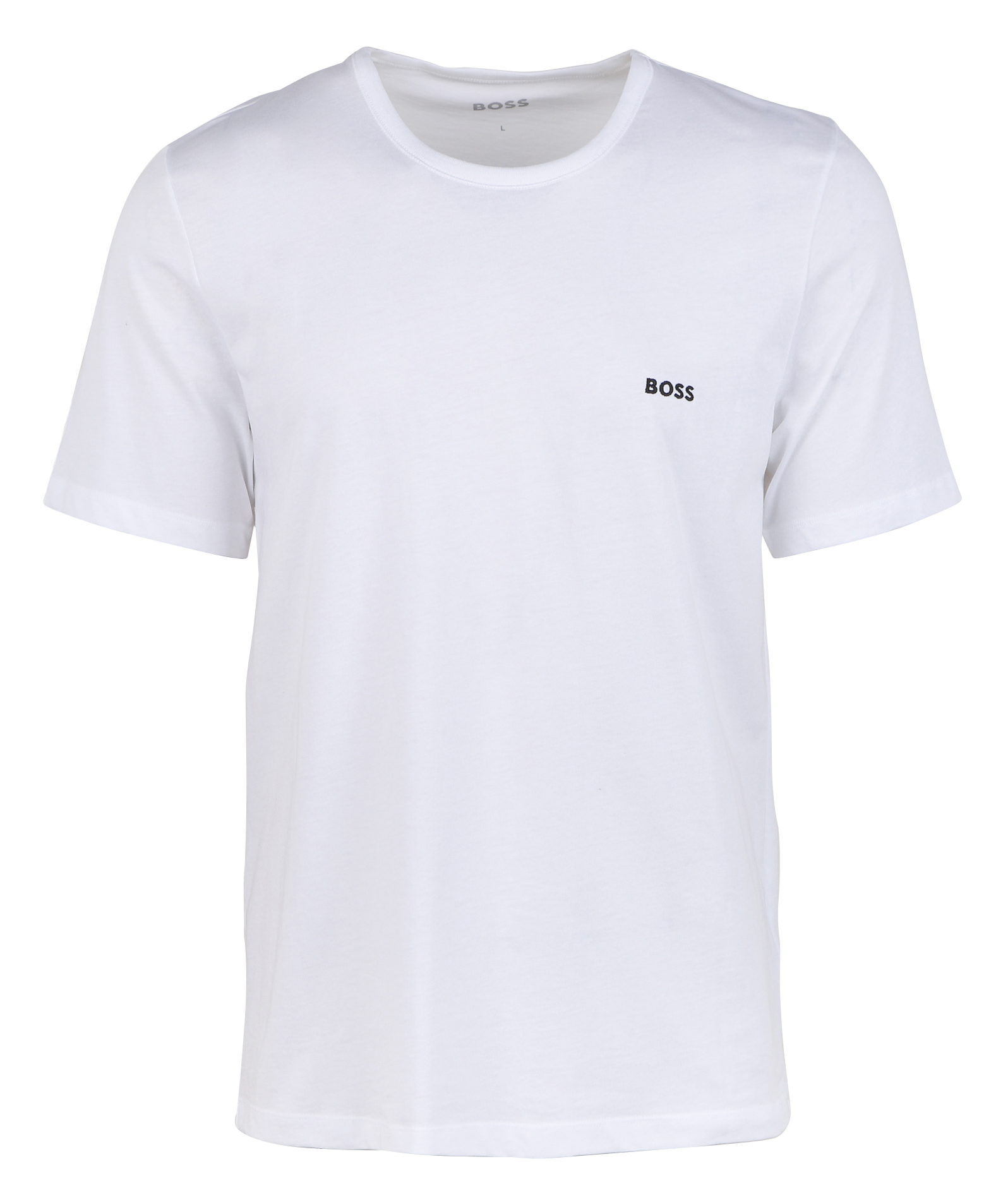 Pack of 3 round-neck cotton T-shirts BOSS Beige