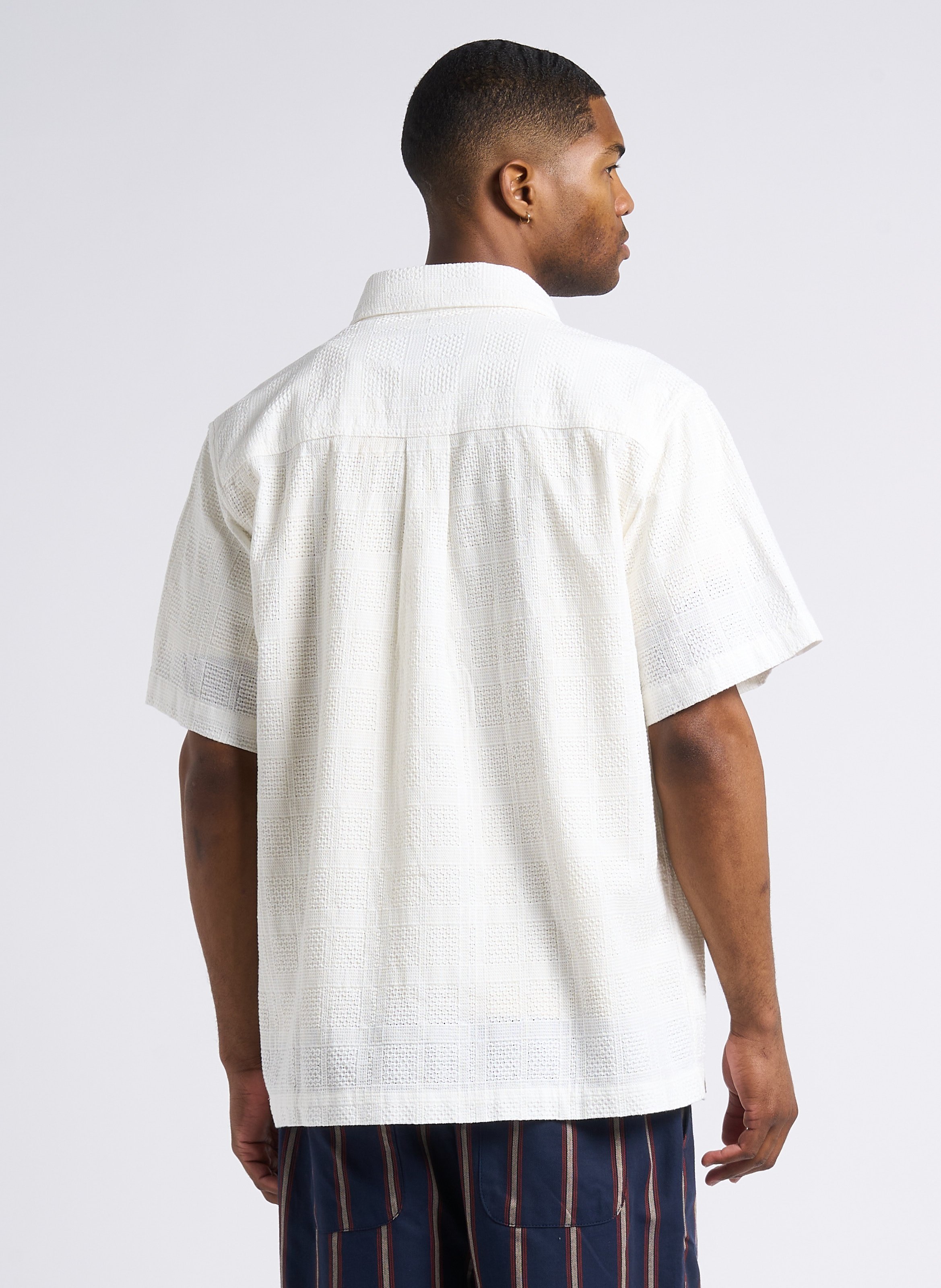 Chemise droite col classique en coton LES DEUX Beige