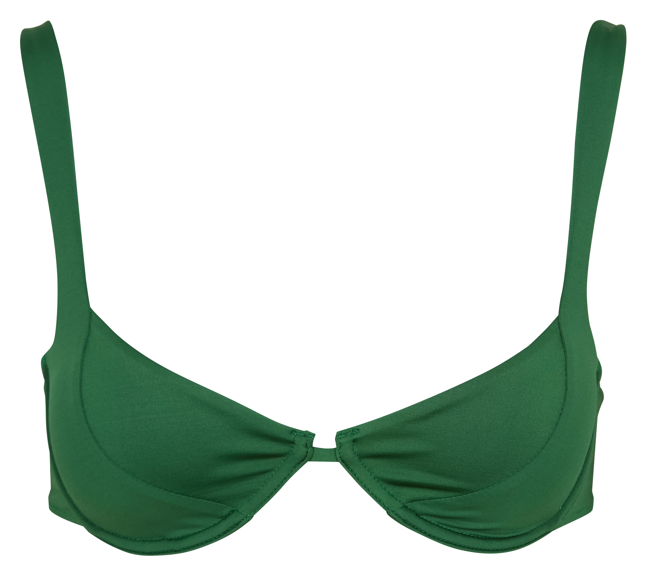 Balconette bikini top Green