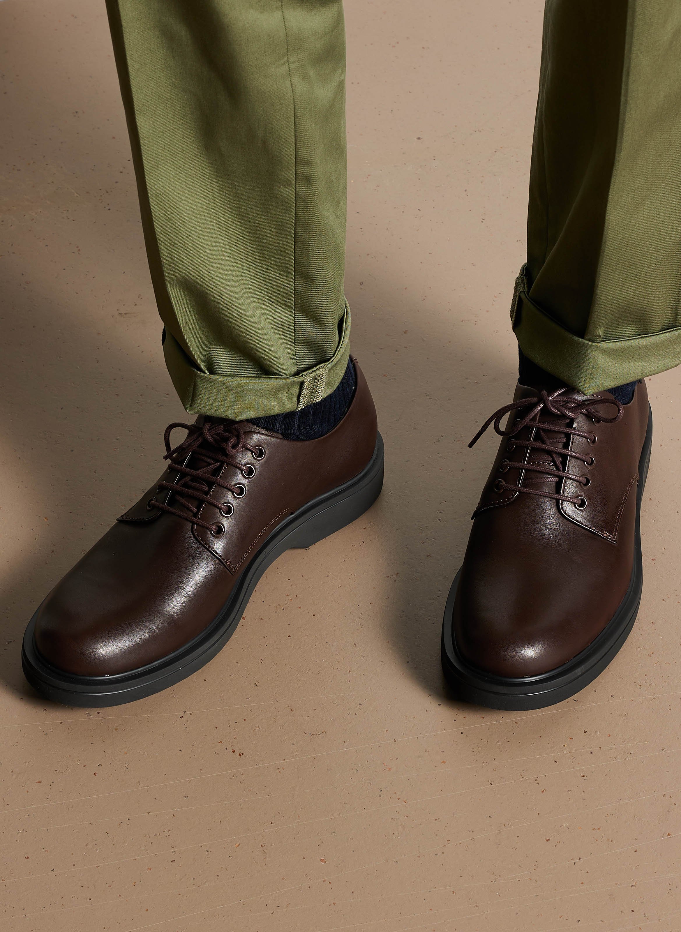 Derbies en cuir CAMPER Marron