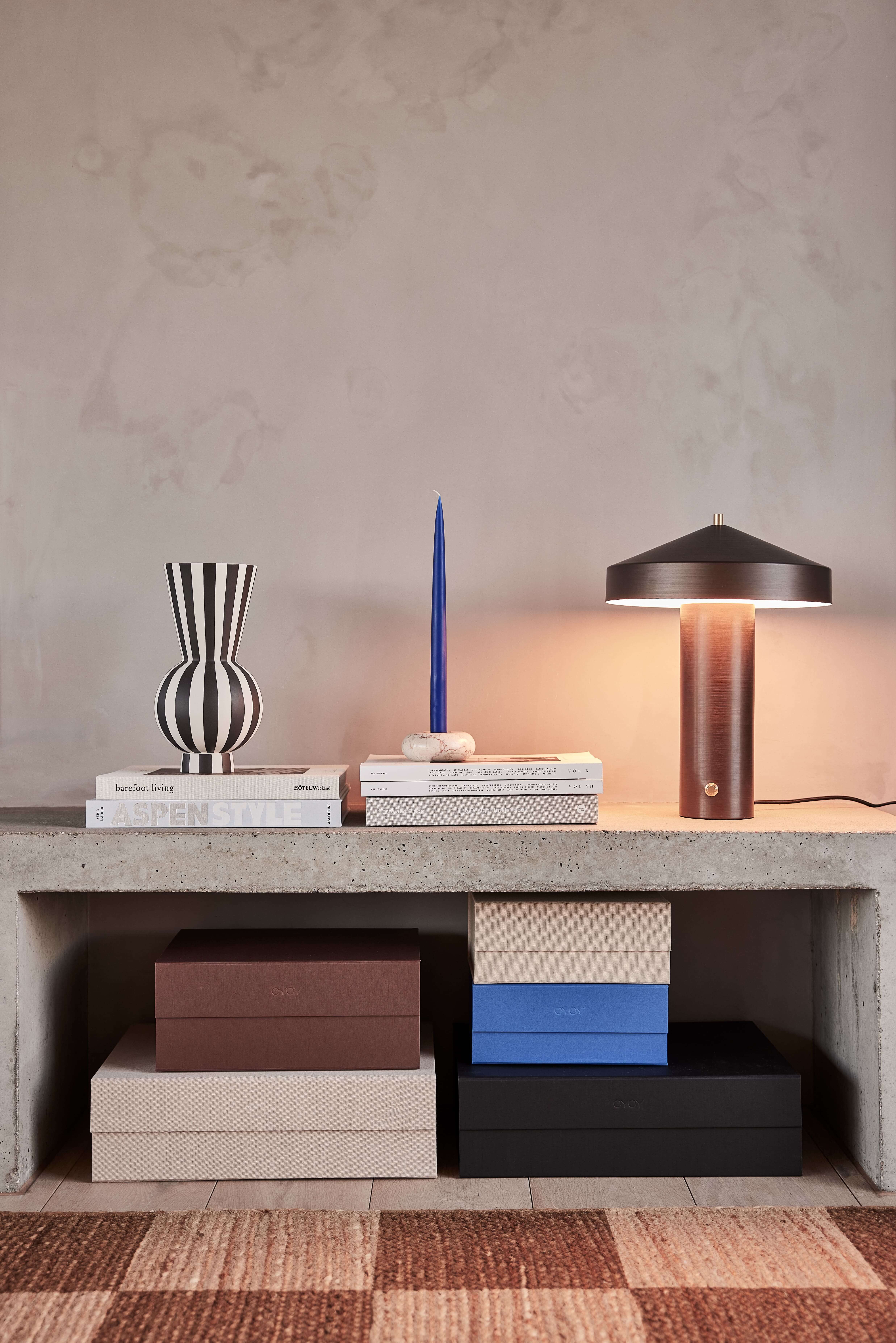 Stoneware vase OYOY LIVING DESIGN Black