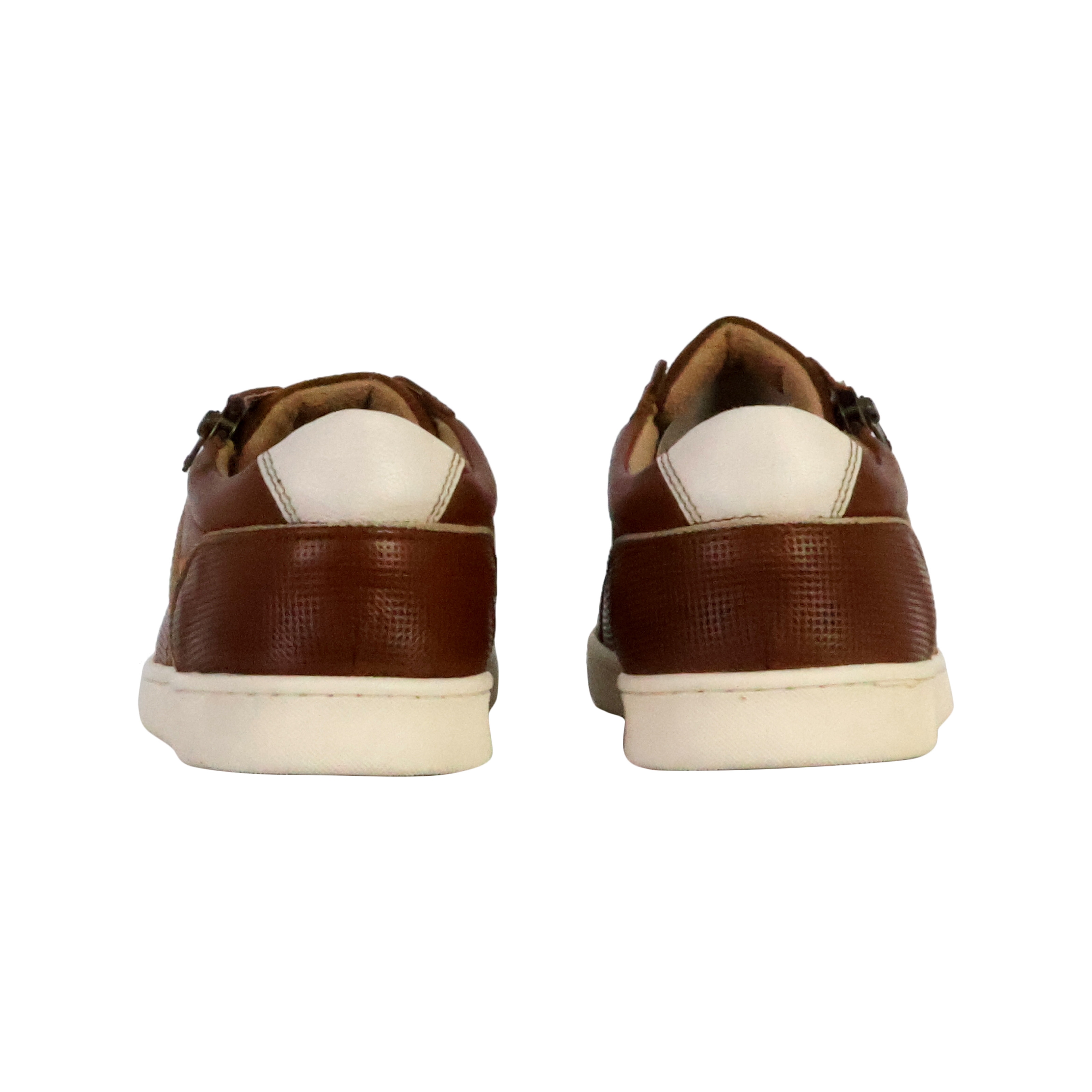 Leather distracted sneakers REDSKINS Brown