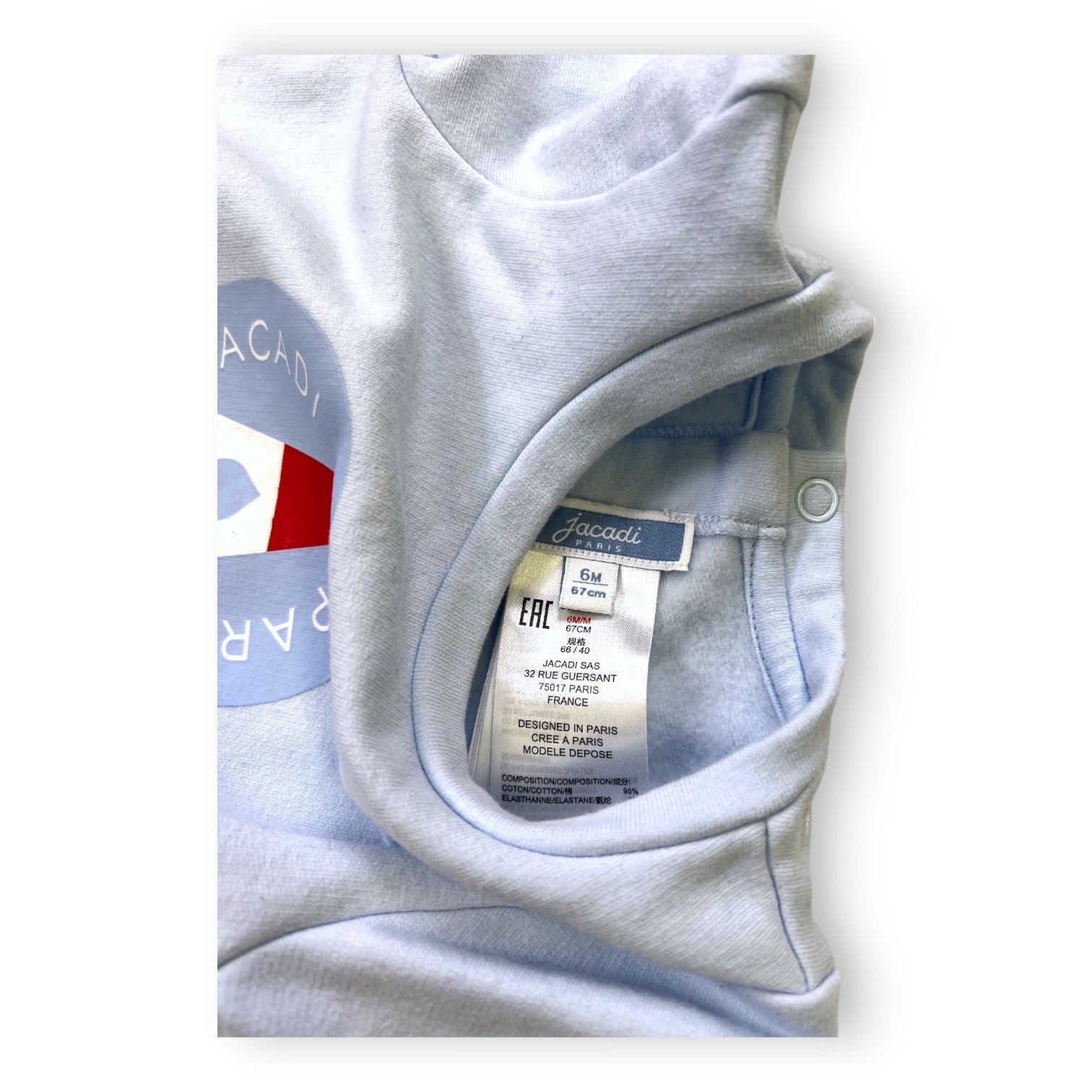 Blue Baby Pyjamas - 6 months JACADI - Seconde Main Blue