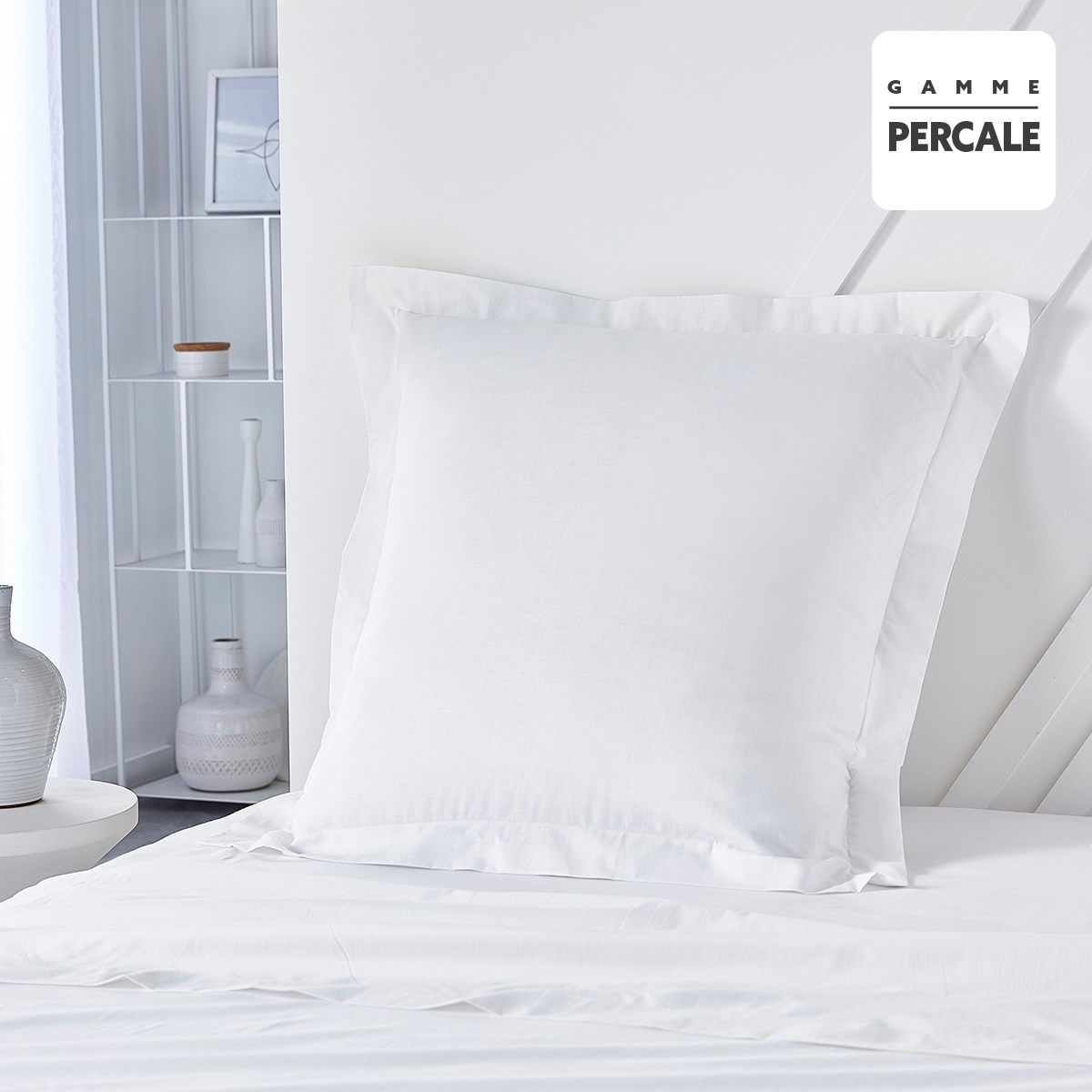 Cotton pillowcase with flounce TODAY LINGE DE MAISON White