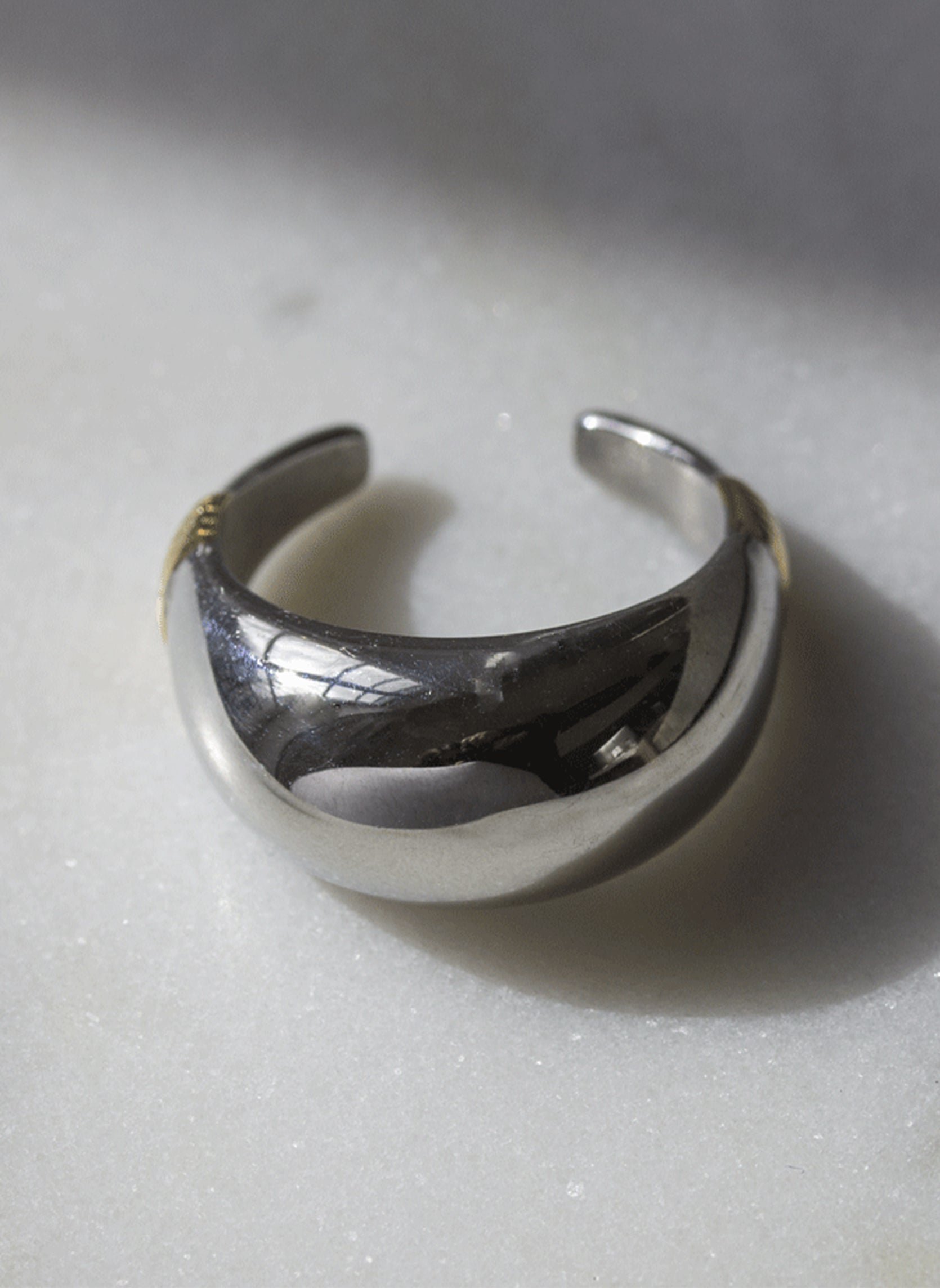 Wide ring IPHELION AEC Paris Silver