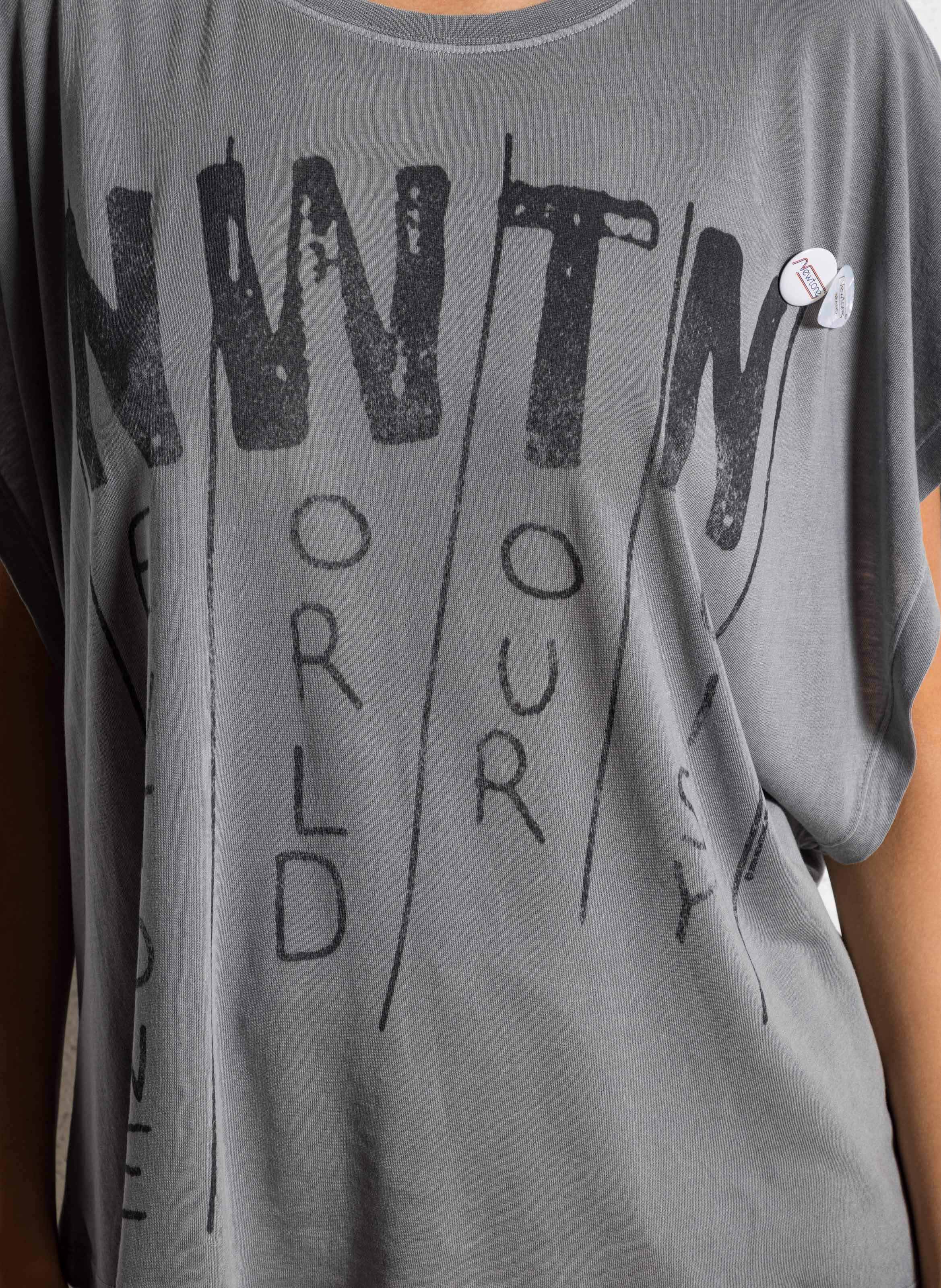 Cotton T-shirt NEWTONE Grey