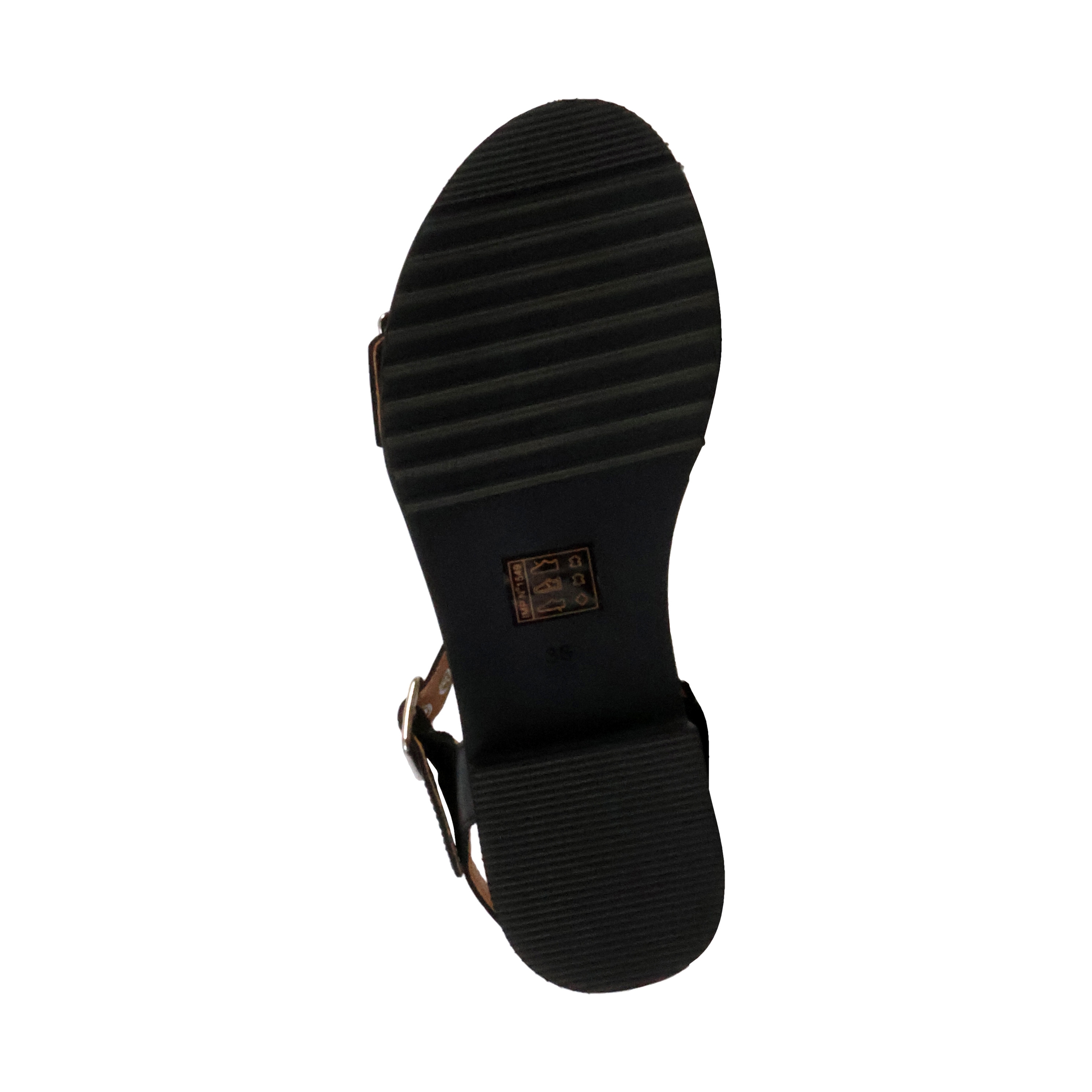 Maelle leather sandals EMILIE KARSTON Black