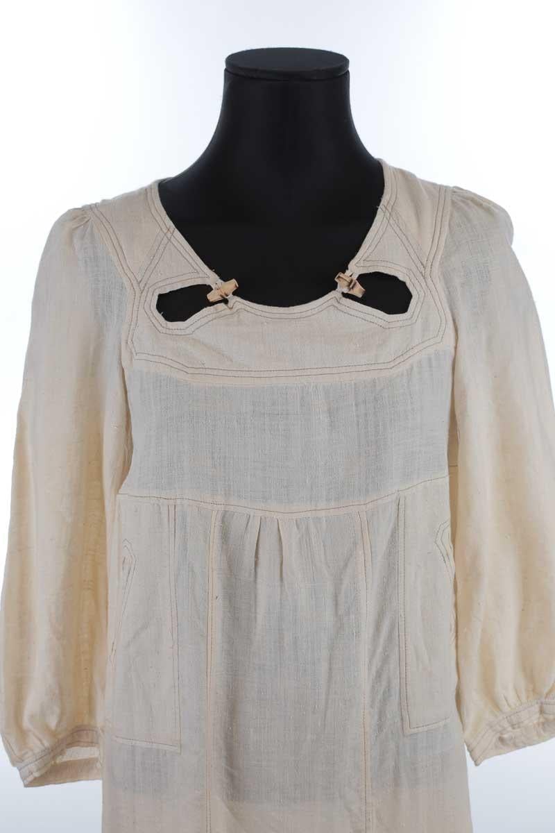 Silk dress ISABEL MARANT - Seconde Main Beige