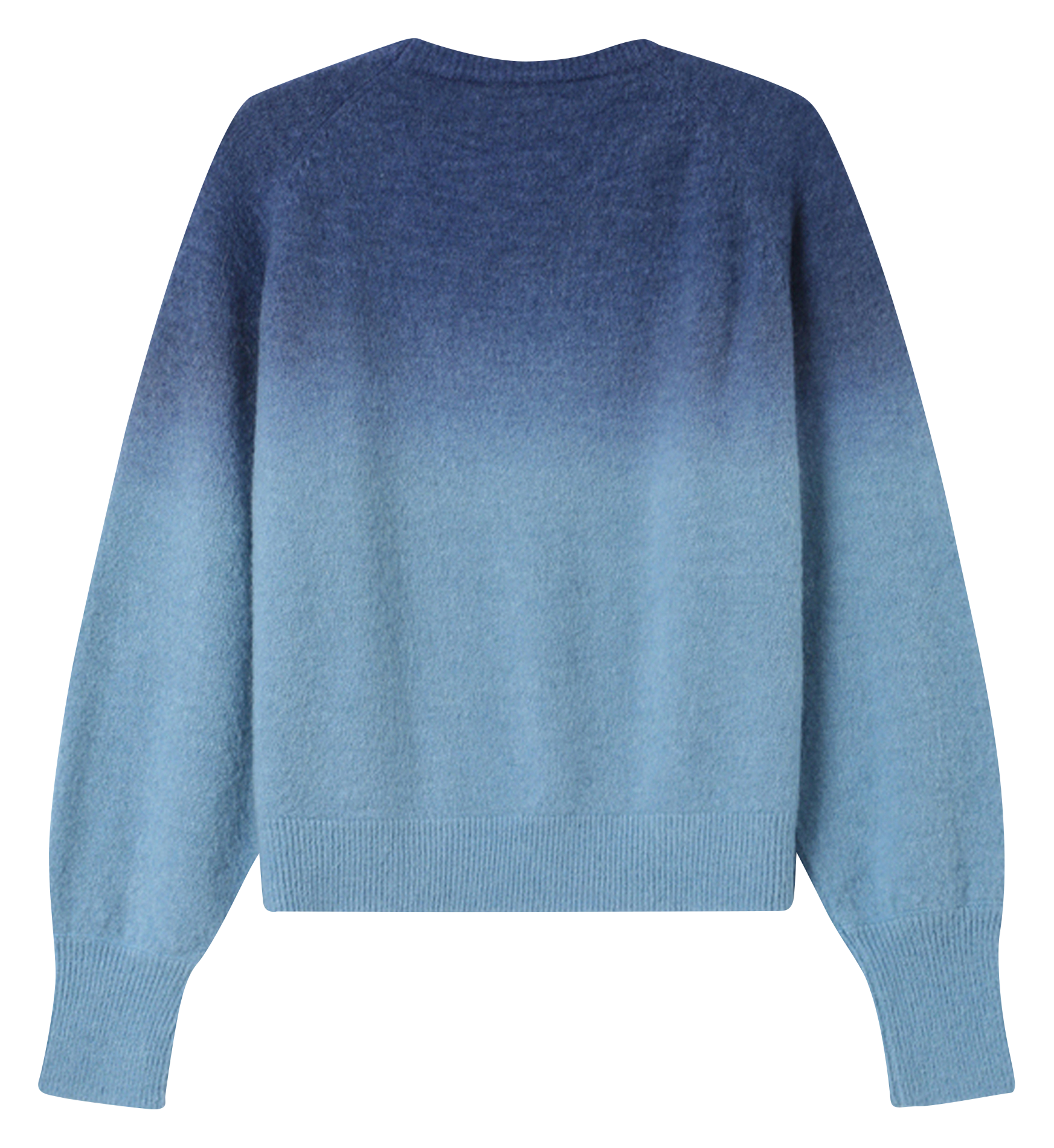 Round neck tie-dye sweater GRACE ET MILA Blue