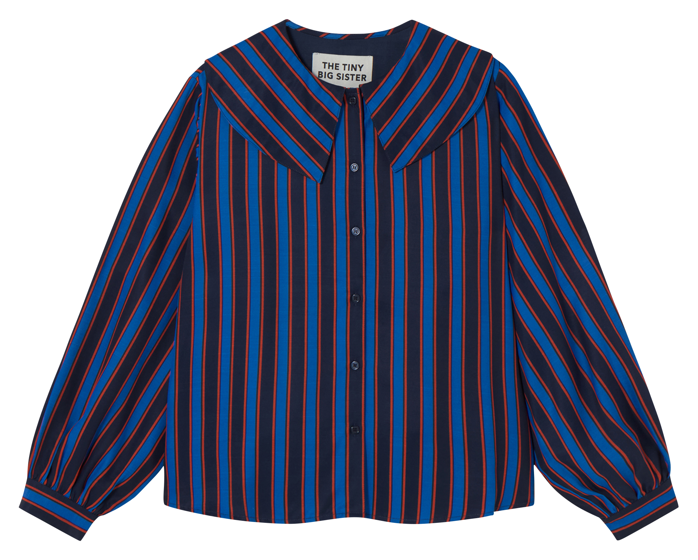 Chemise oversize à rayures THE TINY BIG SISTER Bleu