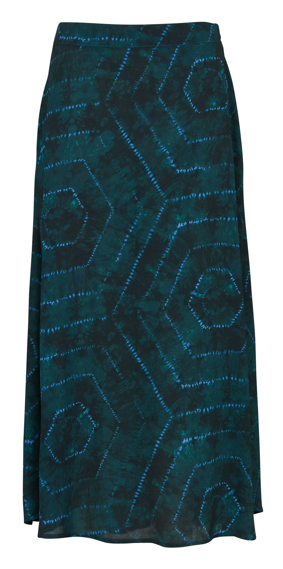 Anel printed midi skirt LA FEE MARABOUTEE Blue