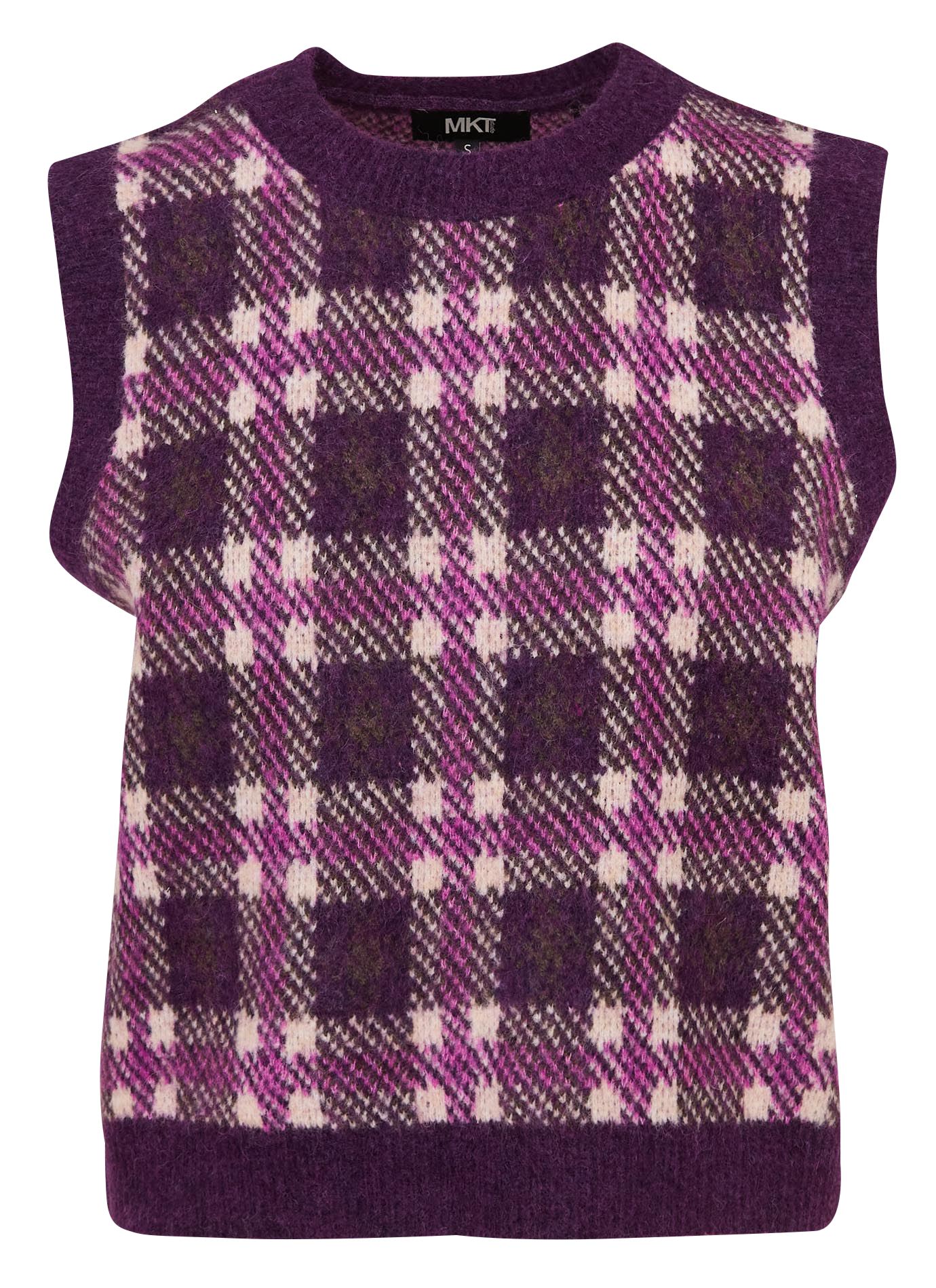 Pull oversize en laine mélangée MKT Violet
