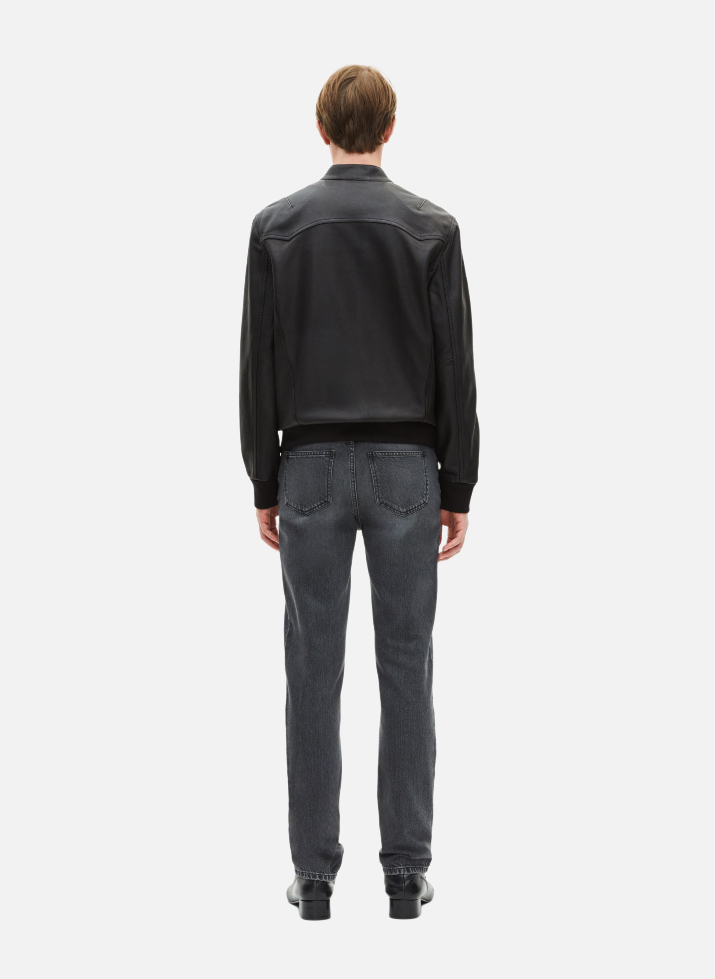 Bengale suede zipped jacket THE KOOPLES Black