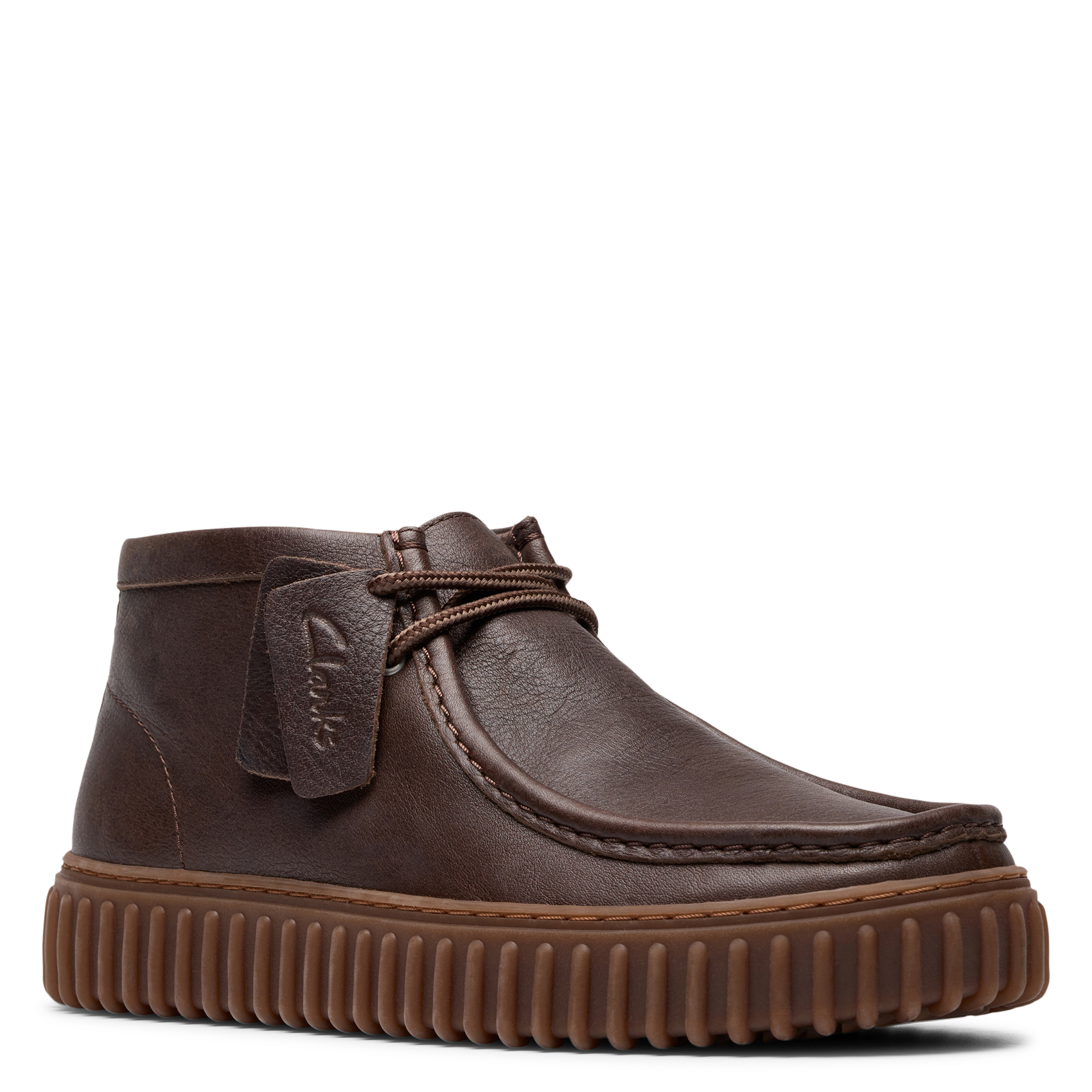 Arthus leather Derby shoes  CLARKS Brown