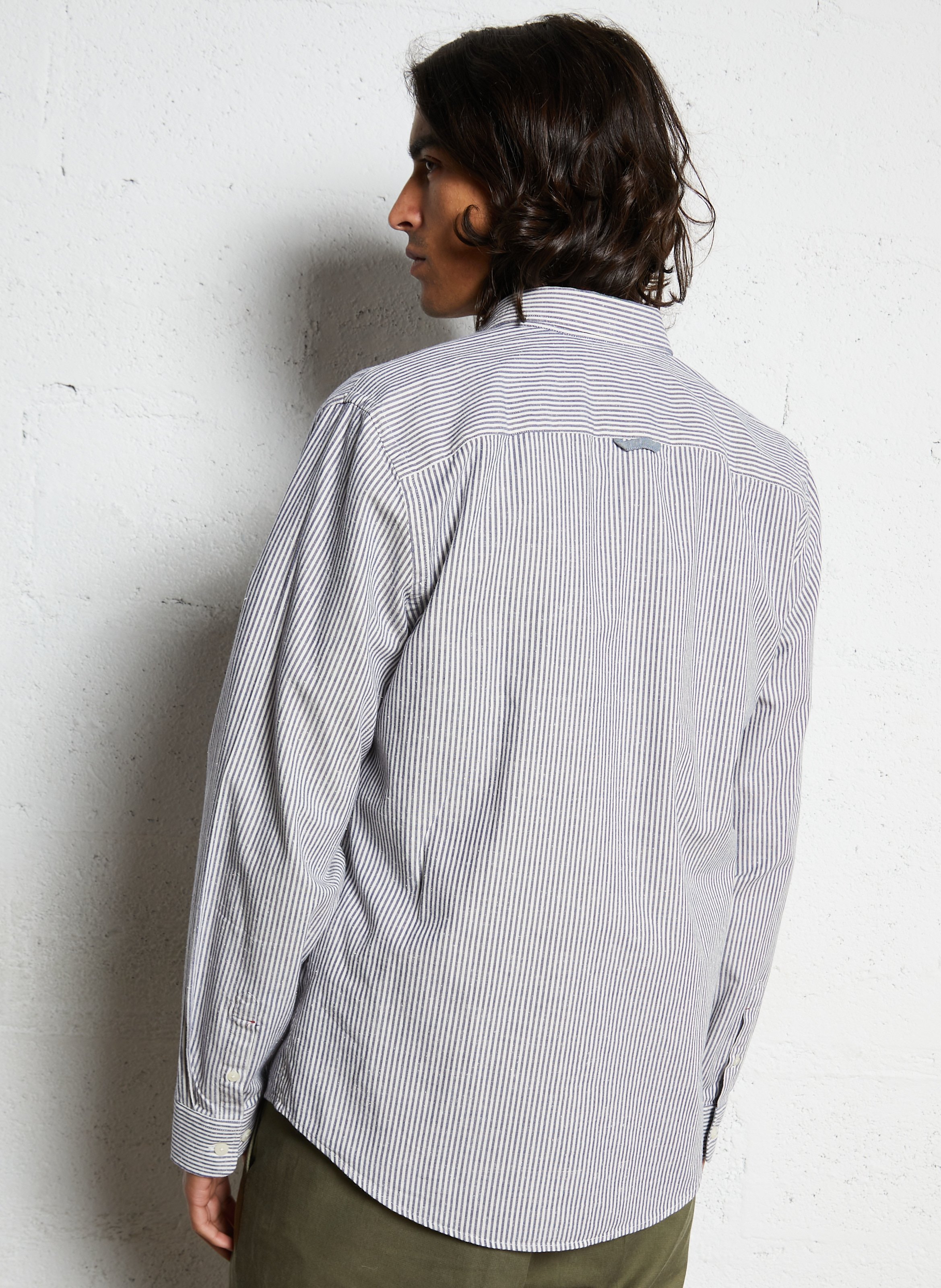 Bedrucktes Hemd mit klassischem Kragen CHEVIGNON Blau