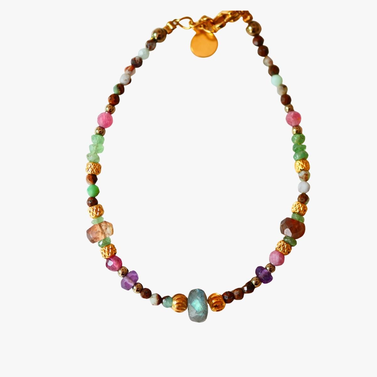 Chrysoprase bracelet GINANDGER Green