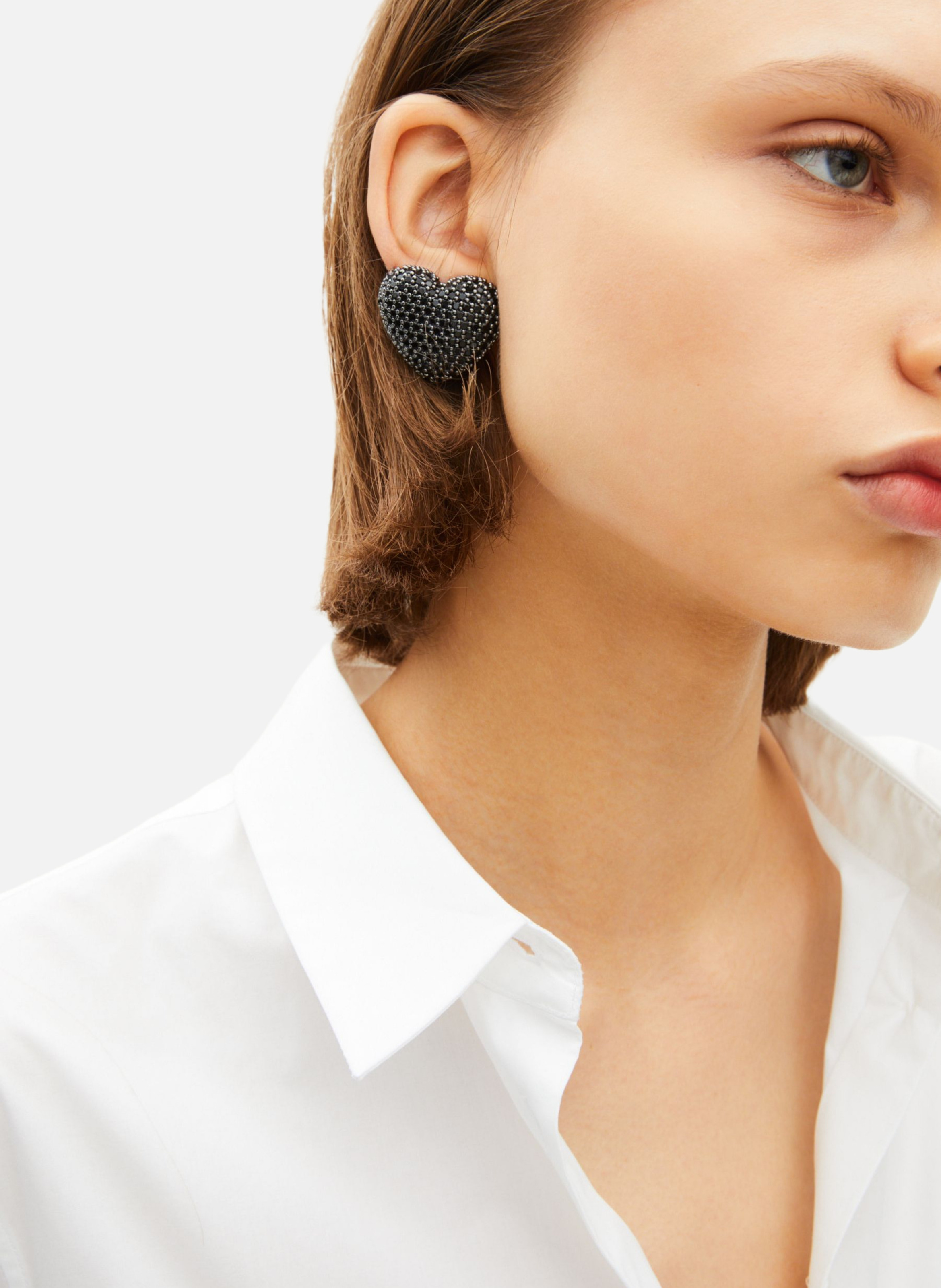 Clip-on earrings THE KOOPLES Black