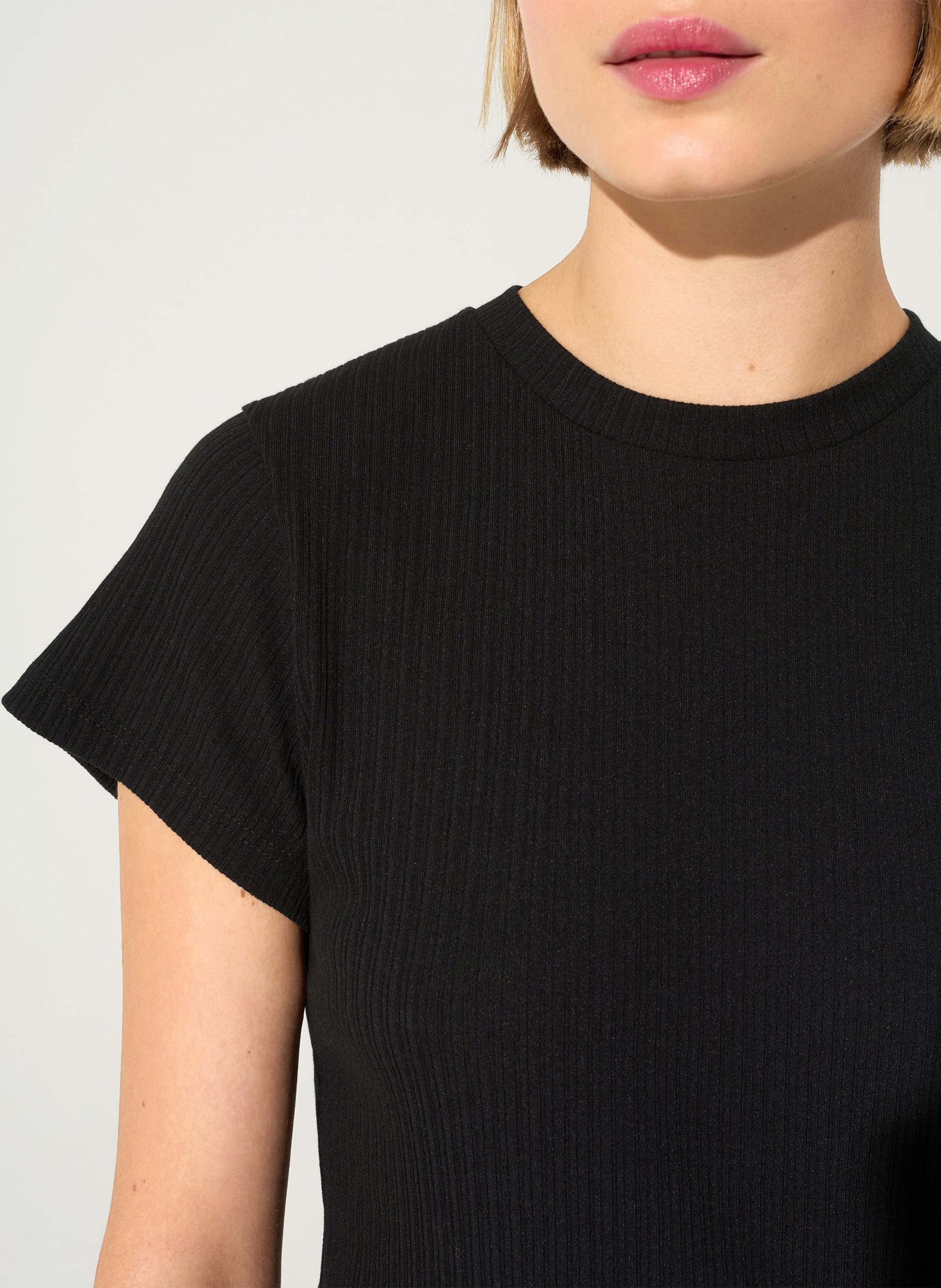 Robe longue col rond ACOTE Noir