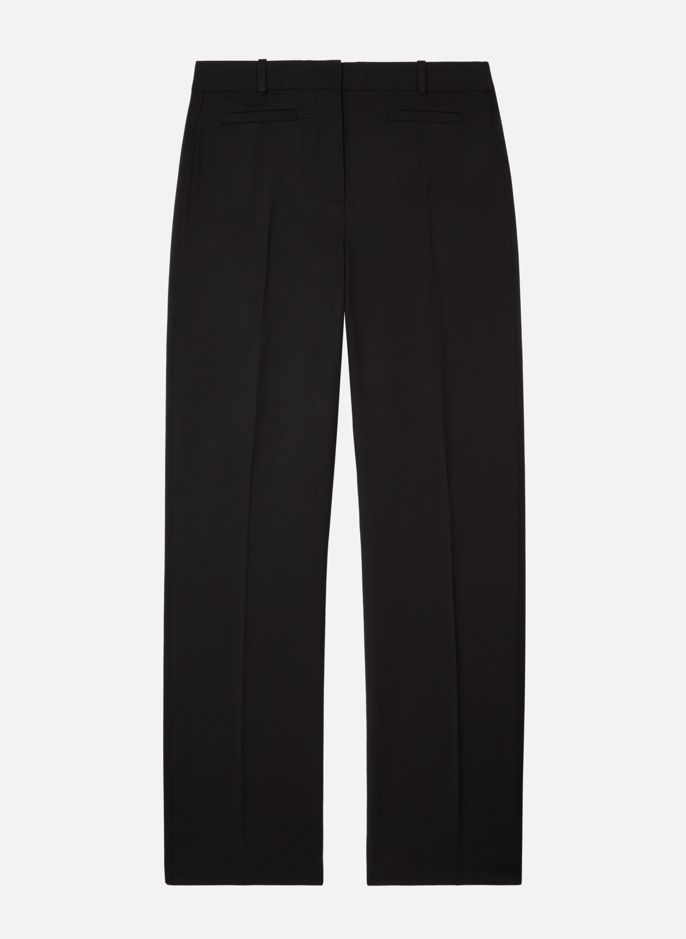 Wide-leg pants with stripe THE KOOPLES Black