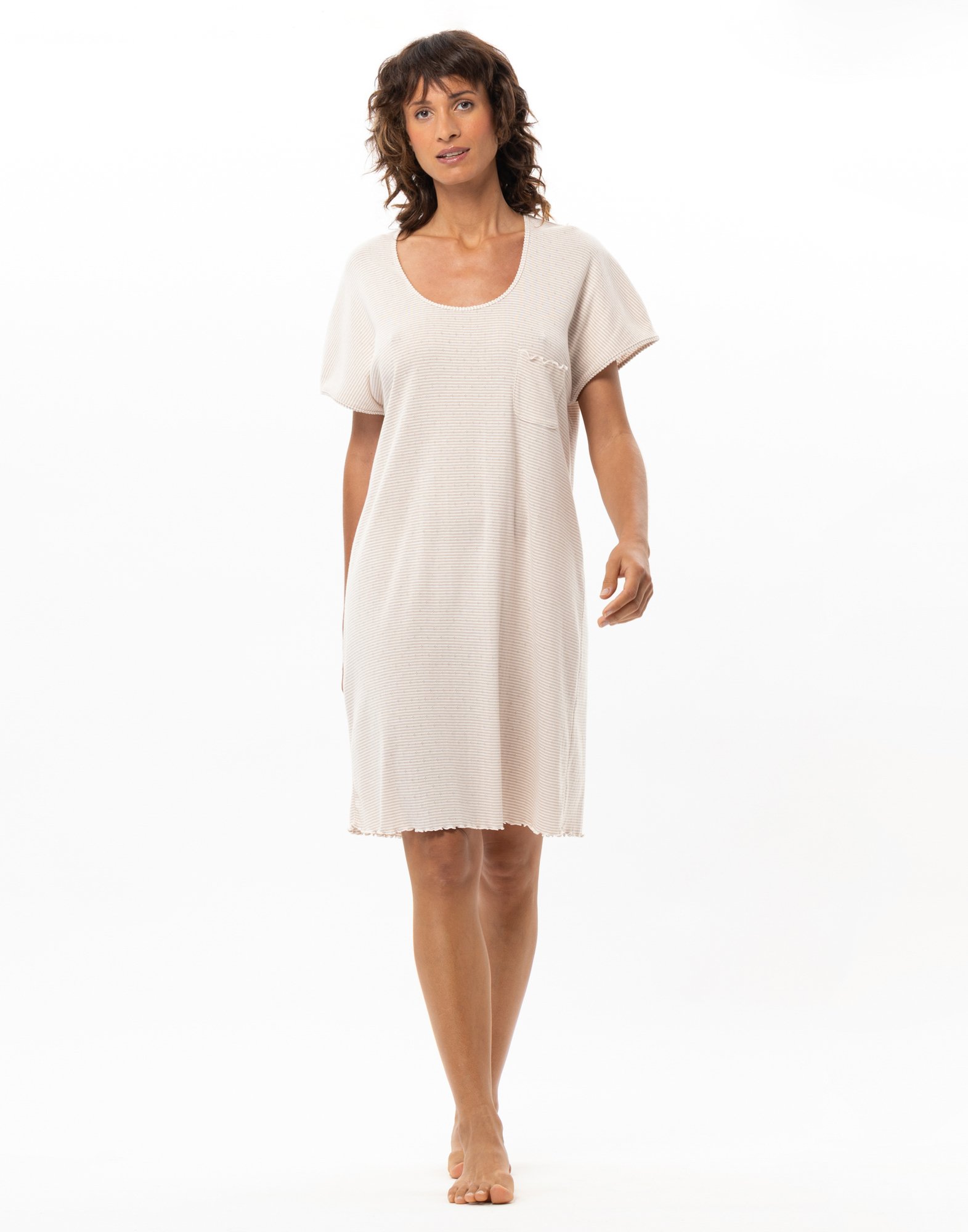 Chemise de nuit en coton LE CHAT Multicolored