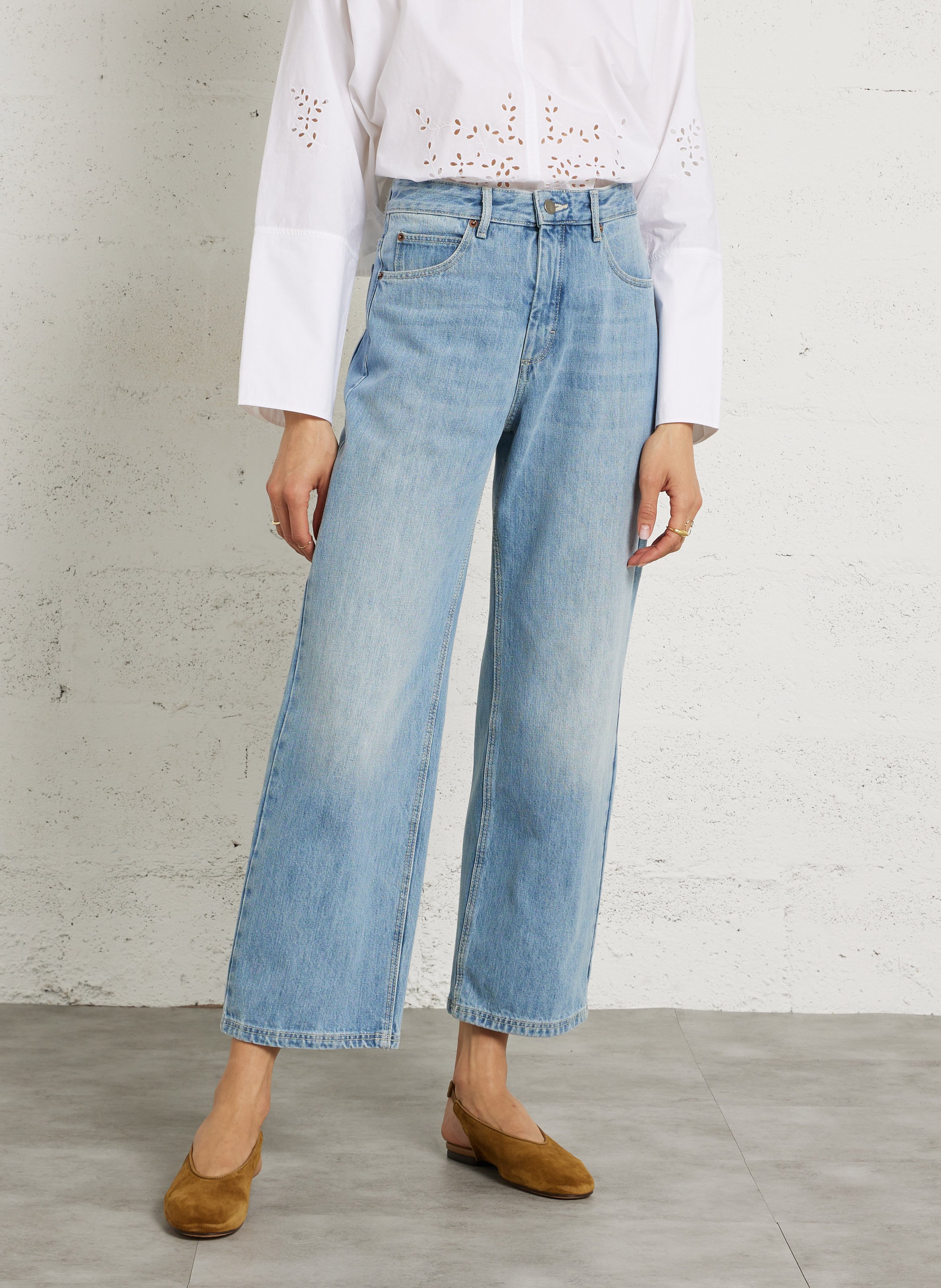 Jean droit  SOEUR Bleu