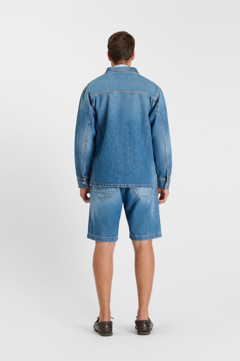 Denim shirt LE TEMPS DES CERISES Blue