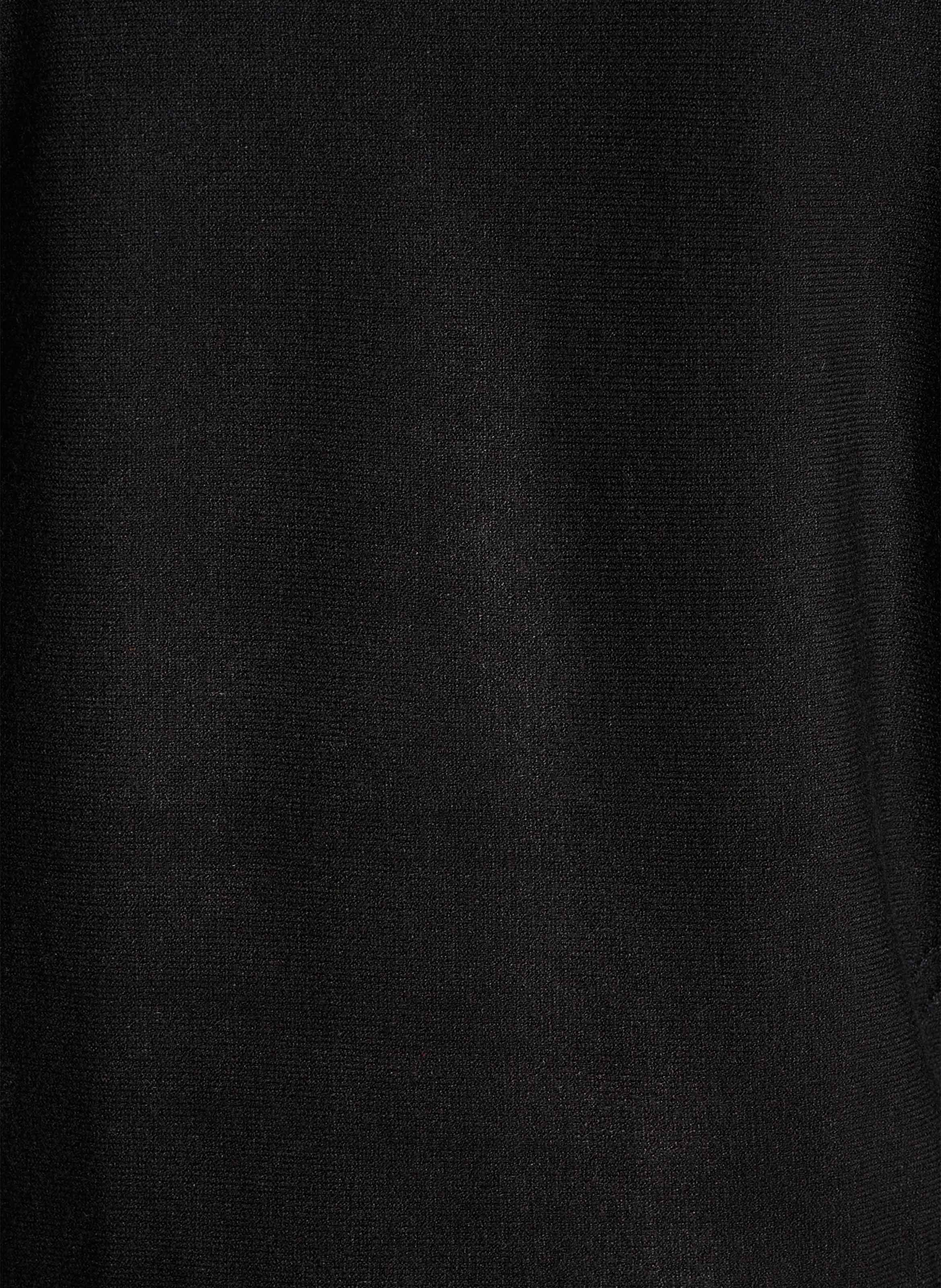 Gerader Strickpullover mit Rundhalsausschnitt LA FEE MARABOUTEE Schwarz