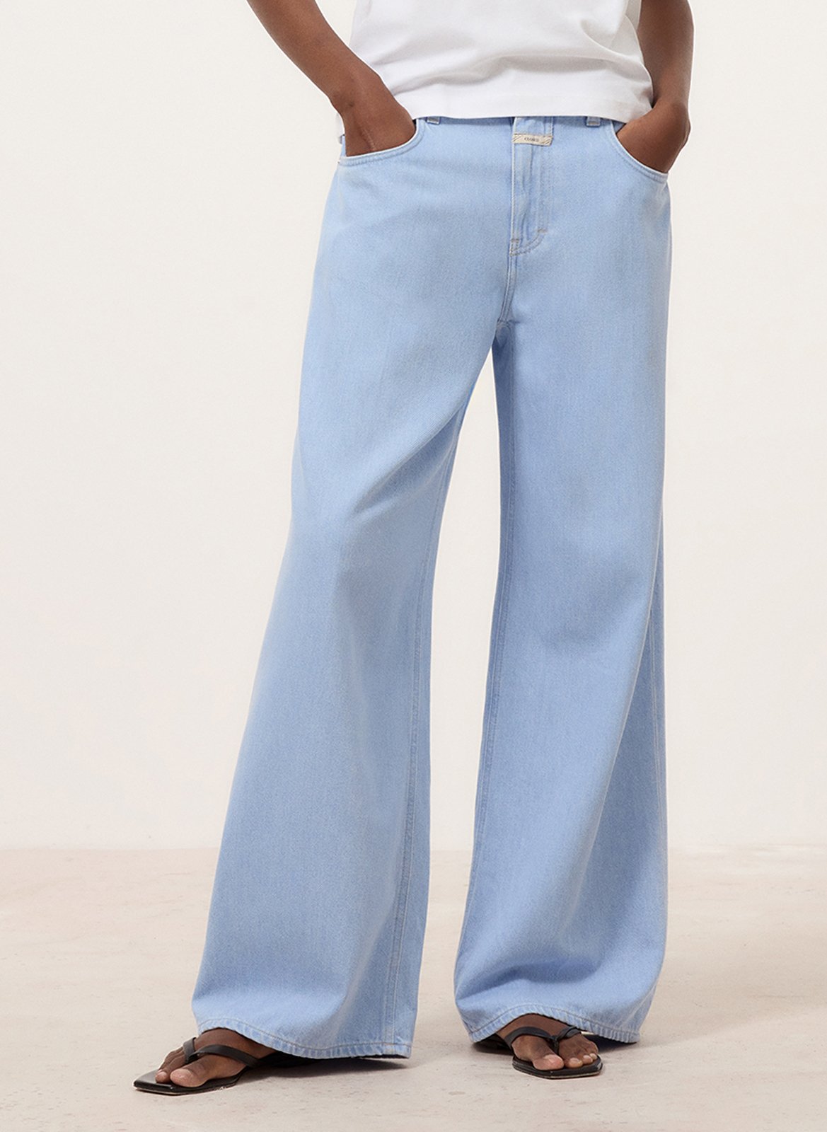 Jean large en coton  CLOSED Bleu