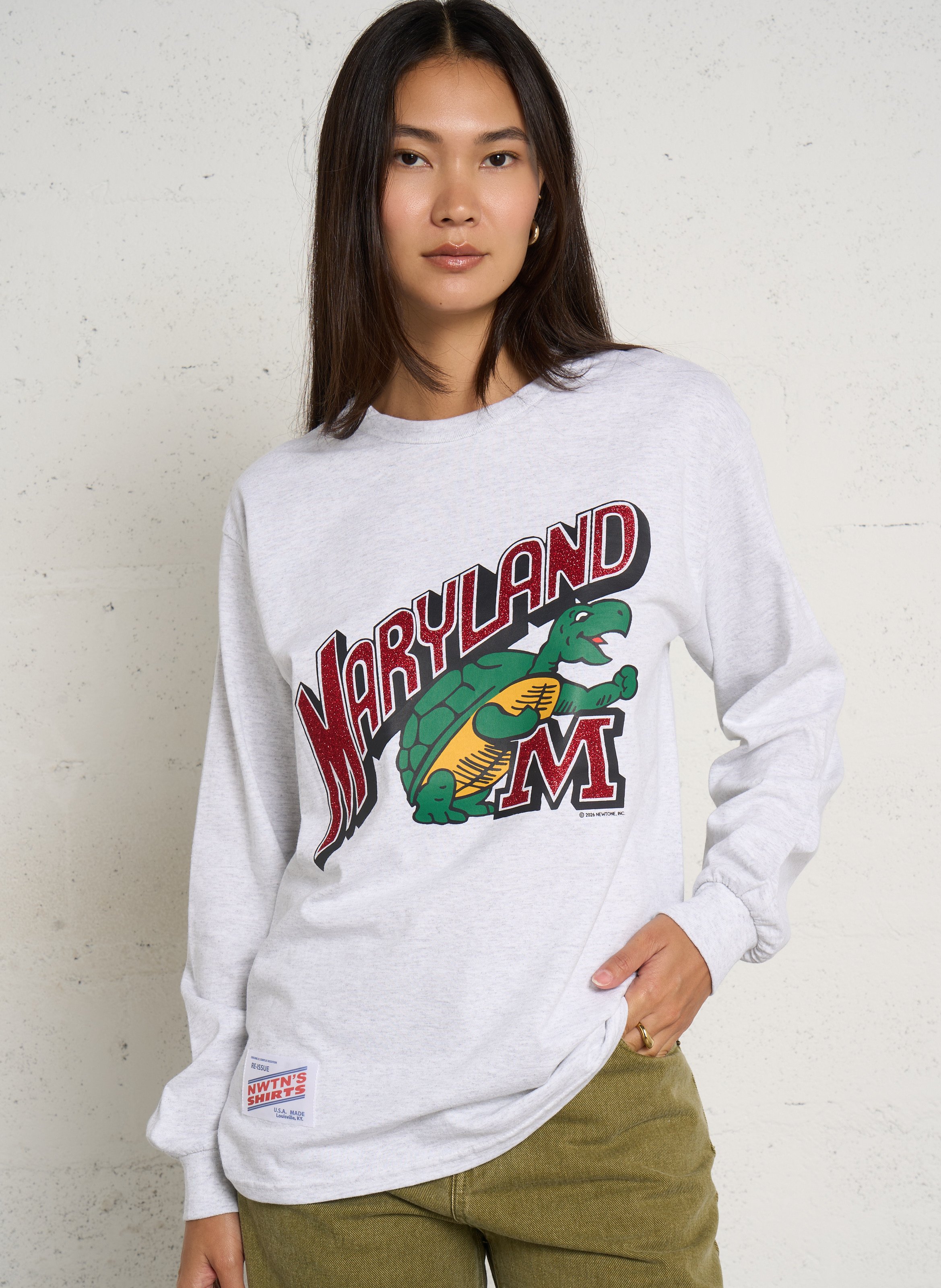 Regular-fit, katoenen T-shirt met ronde hals NEWTONE Grijs