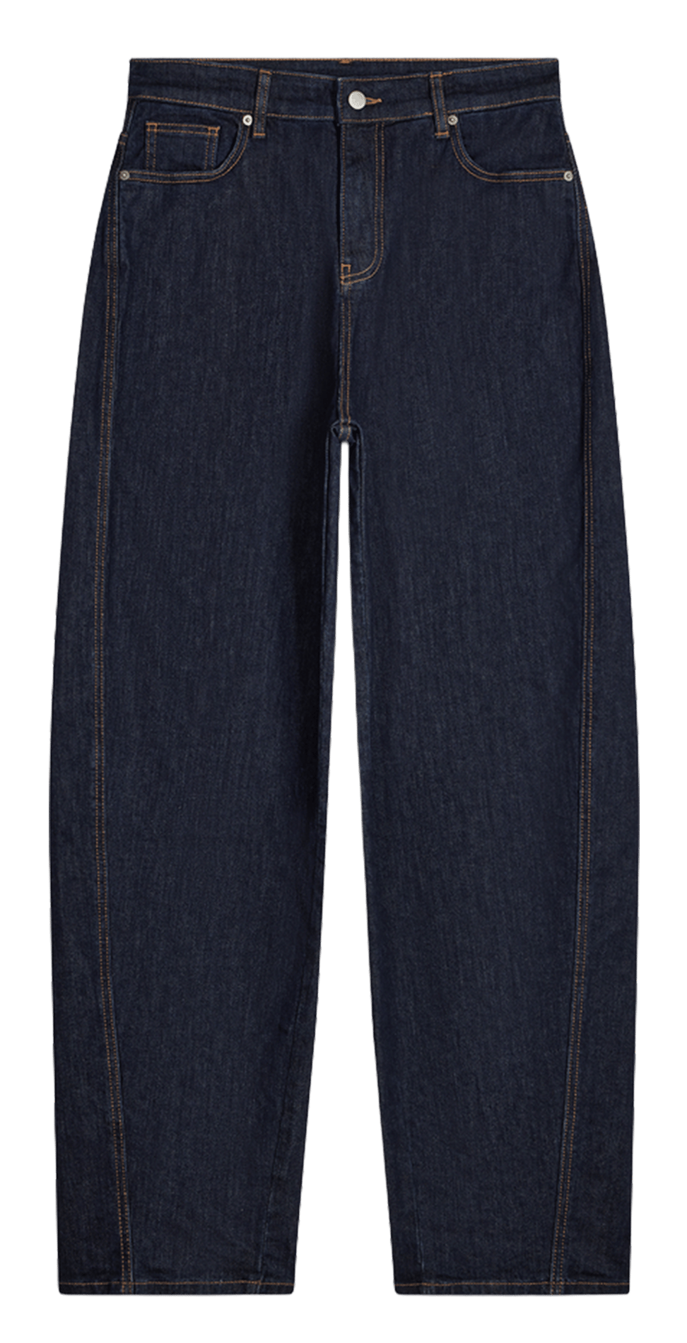 High-rise straight jeans VANESSA BRUNO Blue