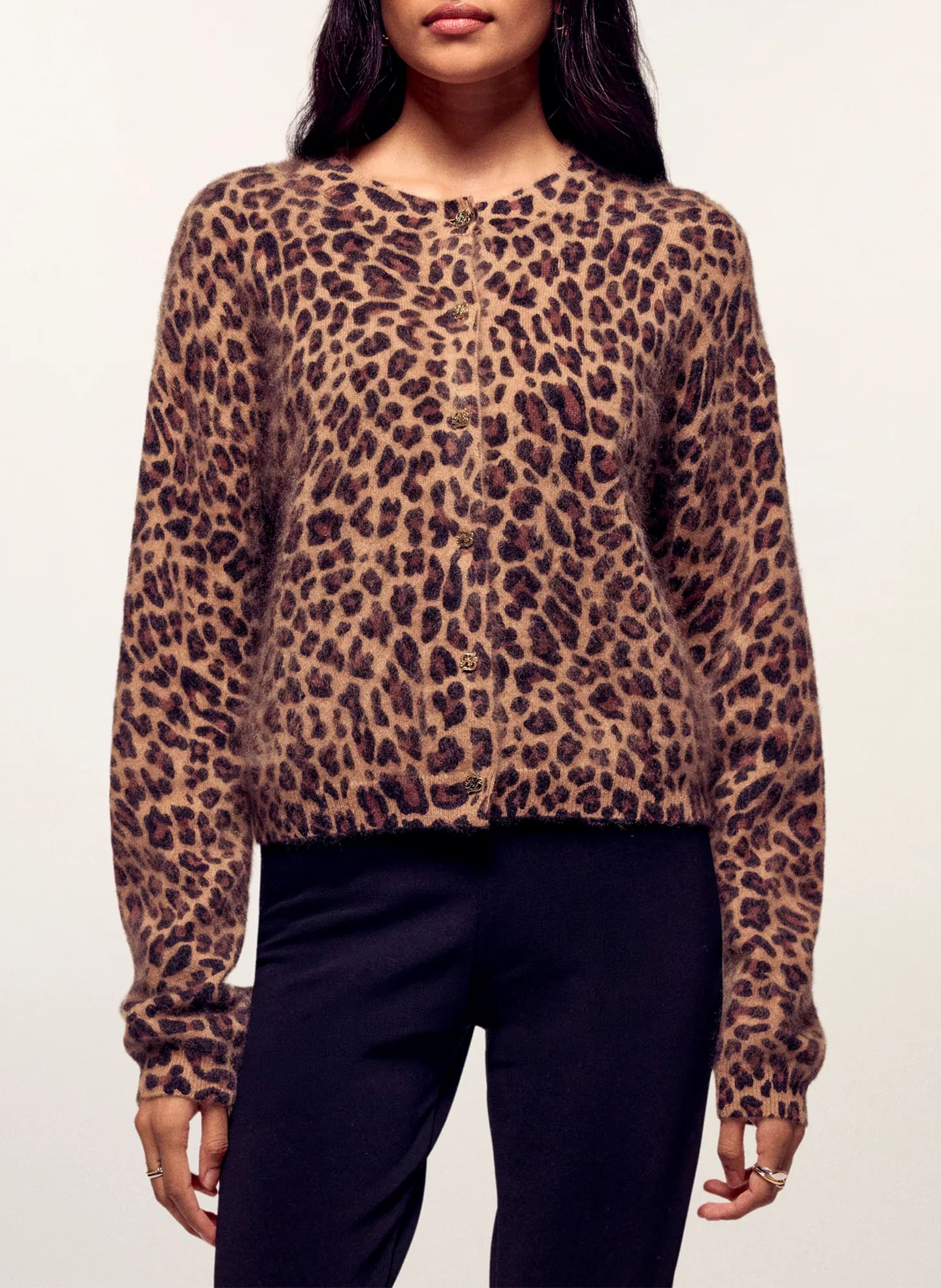Gilet droit en cachemire FROM FUTURE Beige