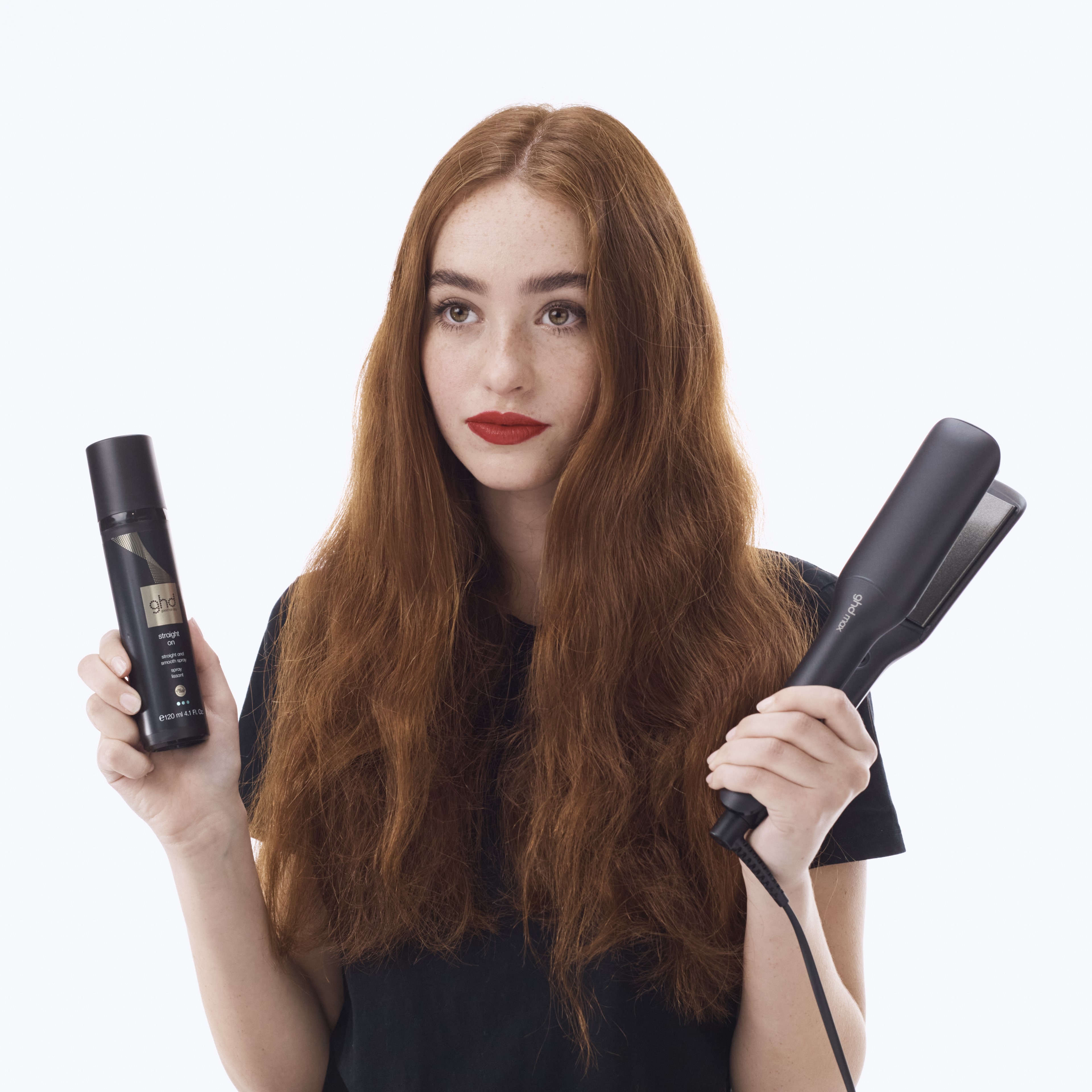 Straight On - Straight & Smooth Spray GHD Noir
