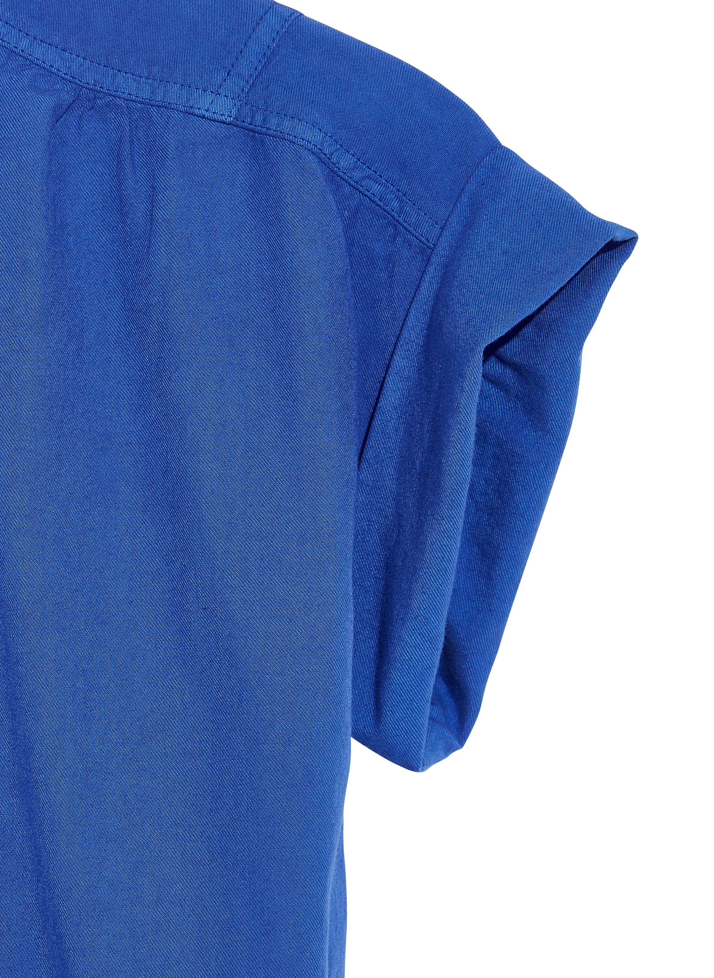 Midi dress with officer collar BELLEROSE Blue