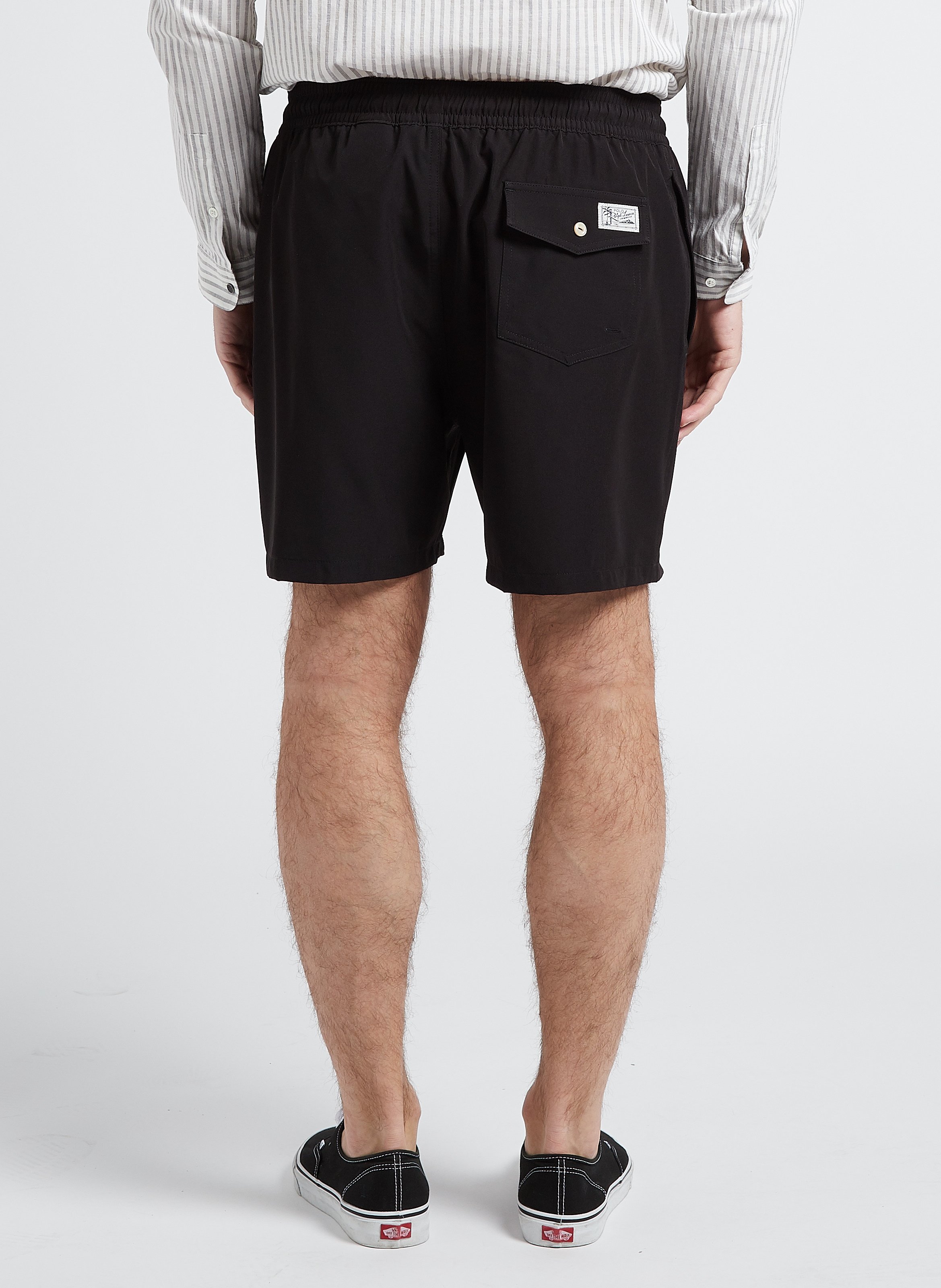 Einfarbige Badeshorts POLO RALPH LAUREN Schwarz