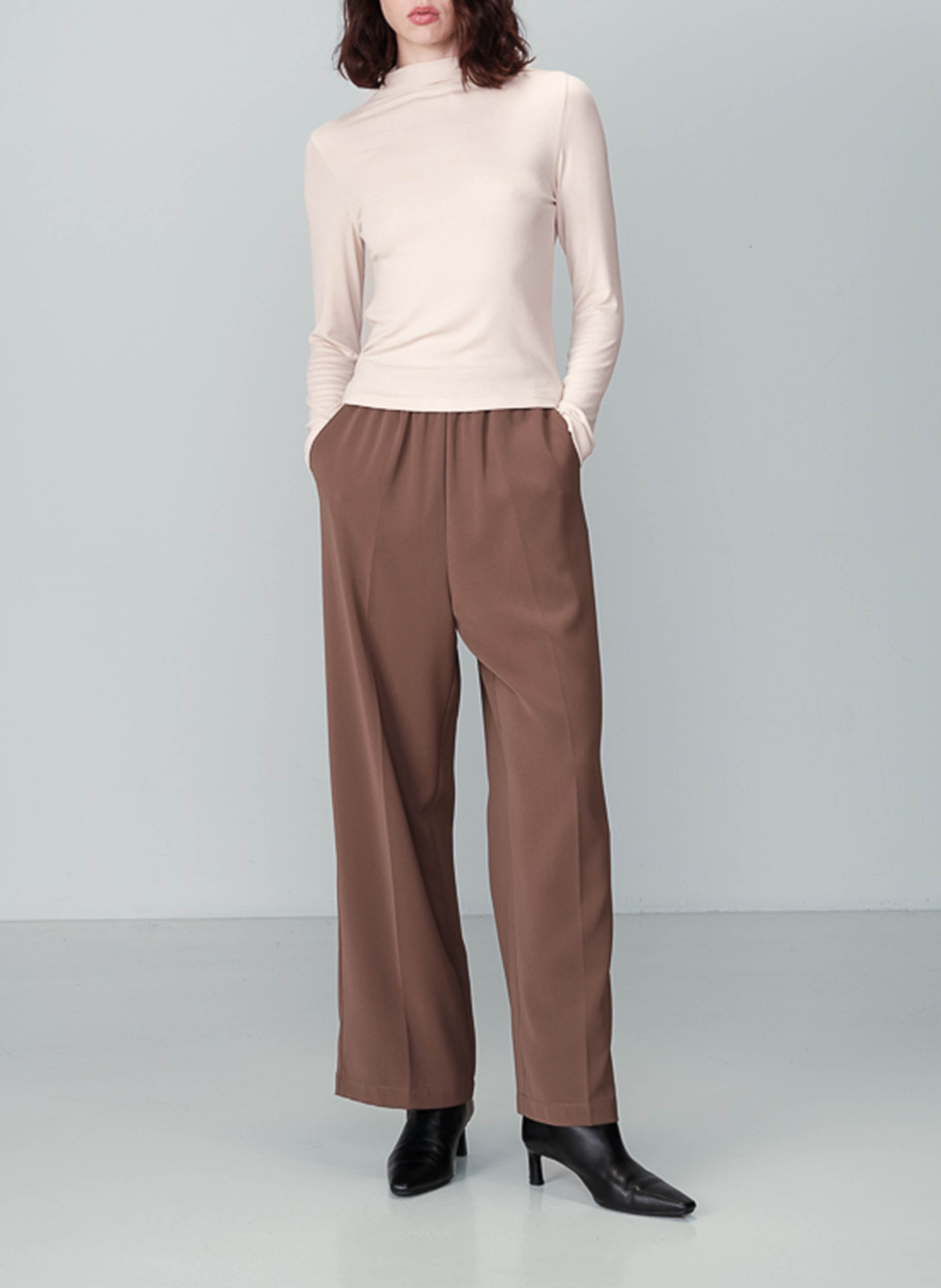 Wide trousers GRACE ET MILA Green
