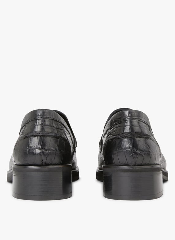 Mocassins En Cuir Croco Timon Imp Croco Noir Mellow Yellow Femme 16 38 358 0725 IMP CROCO NOIR IMP CROCO NOIR Place des Tendances Belgique