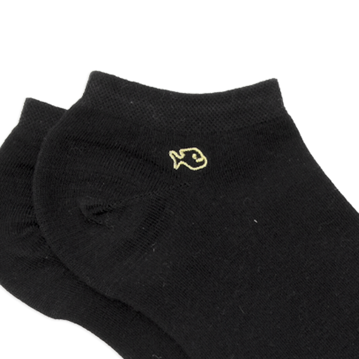 Solid combed cotton ankle socks BILLYBELT Black