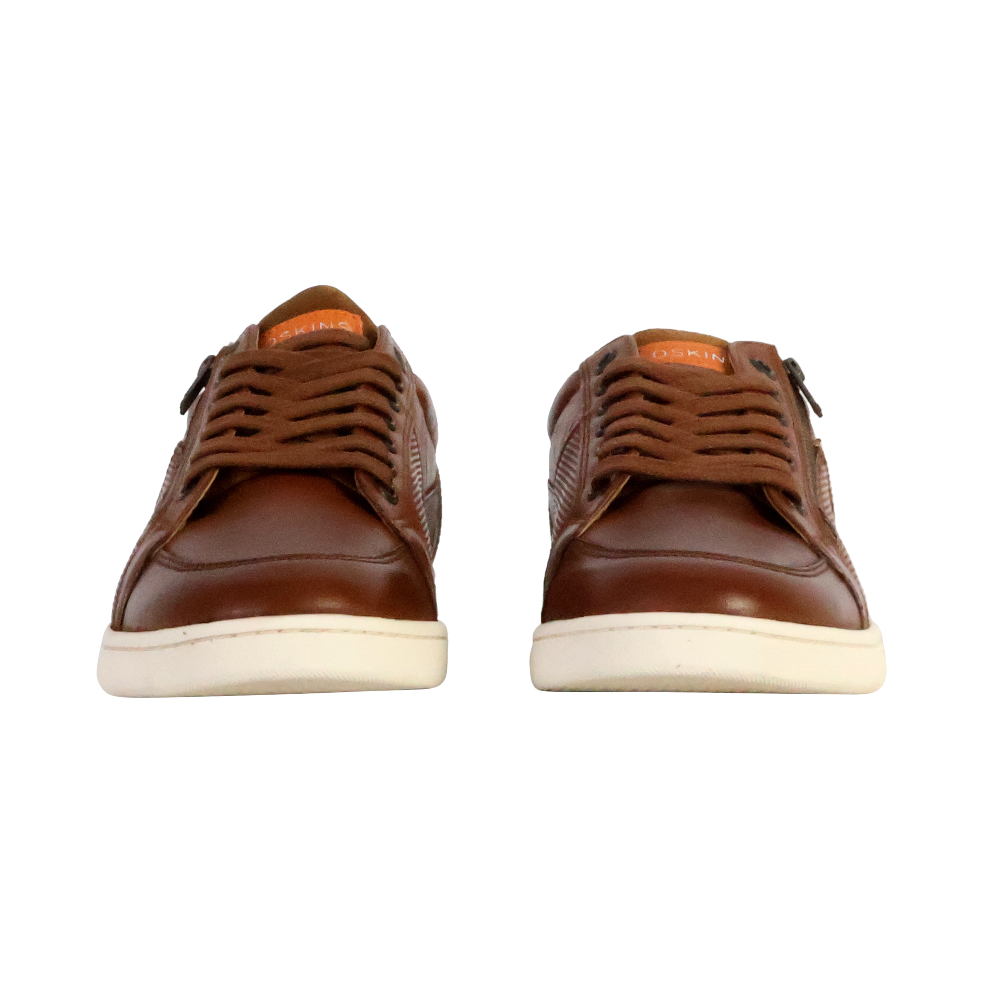 Leather distracted sneakers REDSKINS Brown