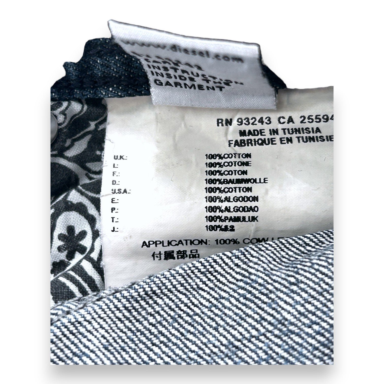 Blue child's pants - 8 years DIESEL  - Seconde Main Blue