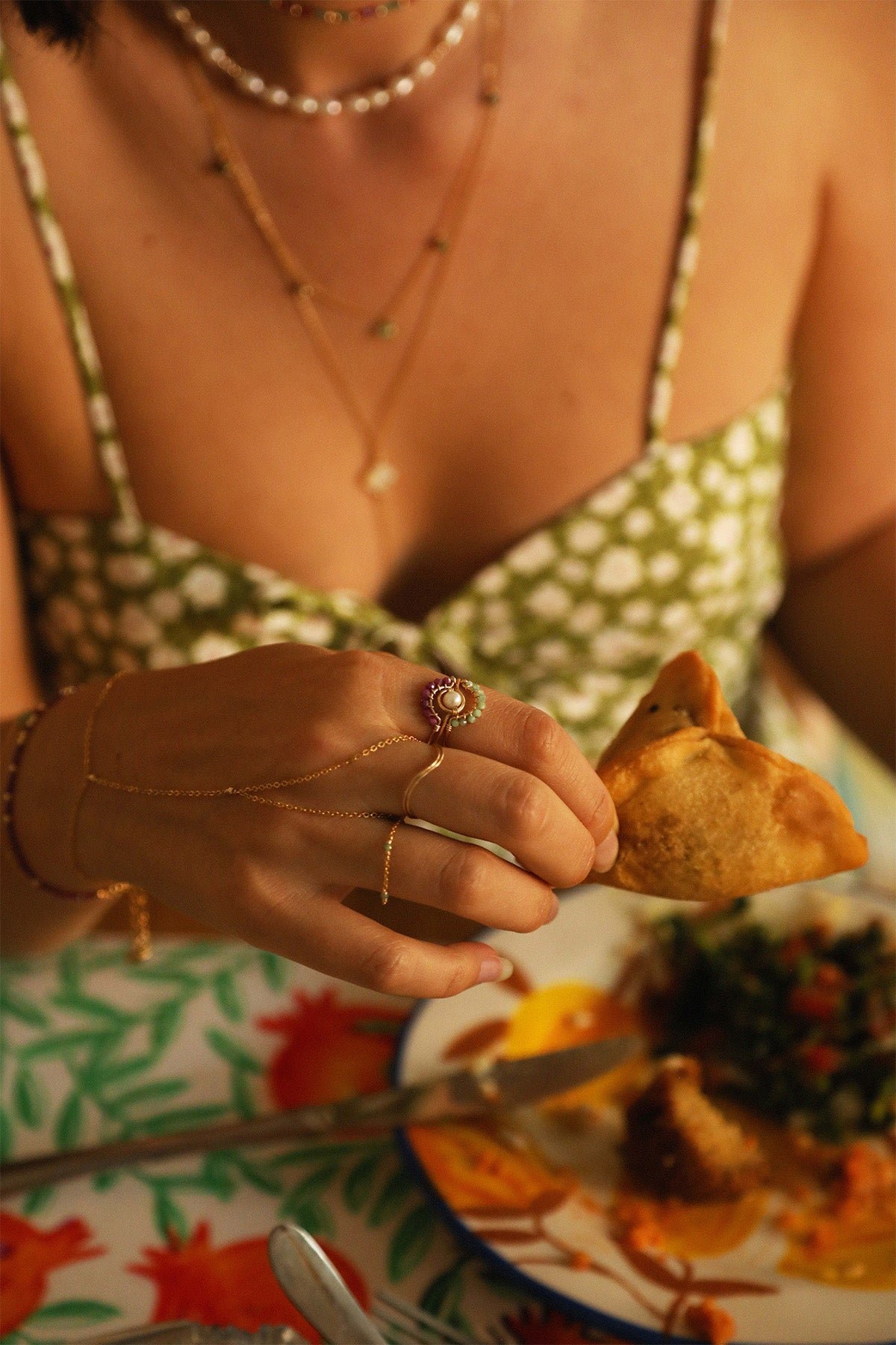 Frida ring - ruby YAY Pink