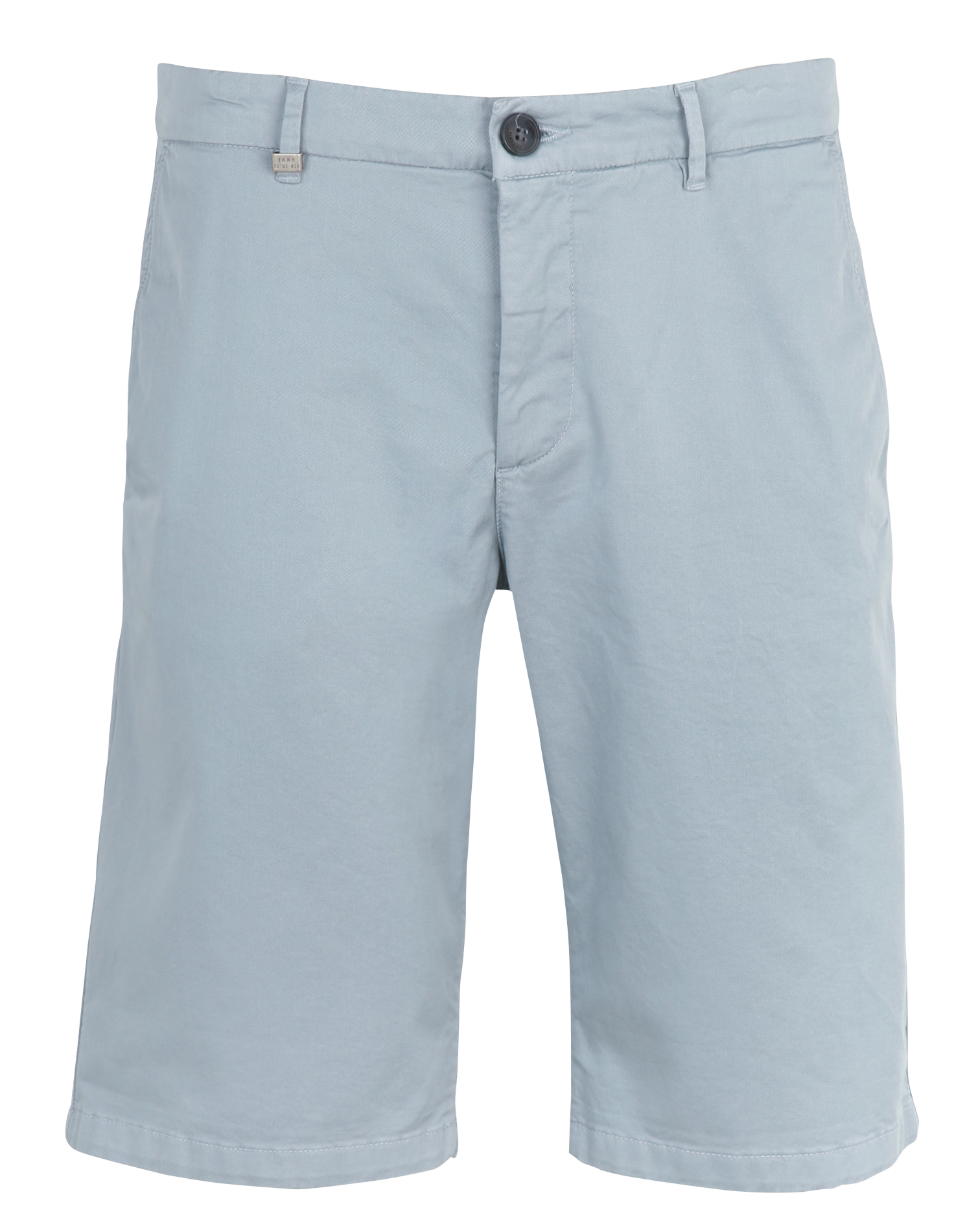 Straight-leg cotton-blend Bermuda shorts IKKS Blue