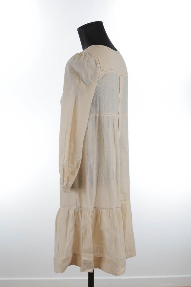 Silk dress ISABEL MARANT - Seconde Main Beige