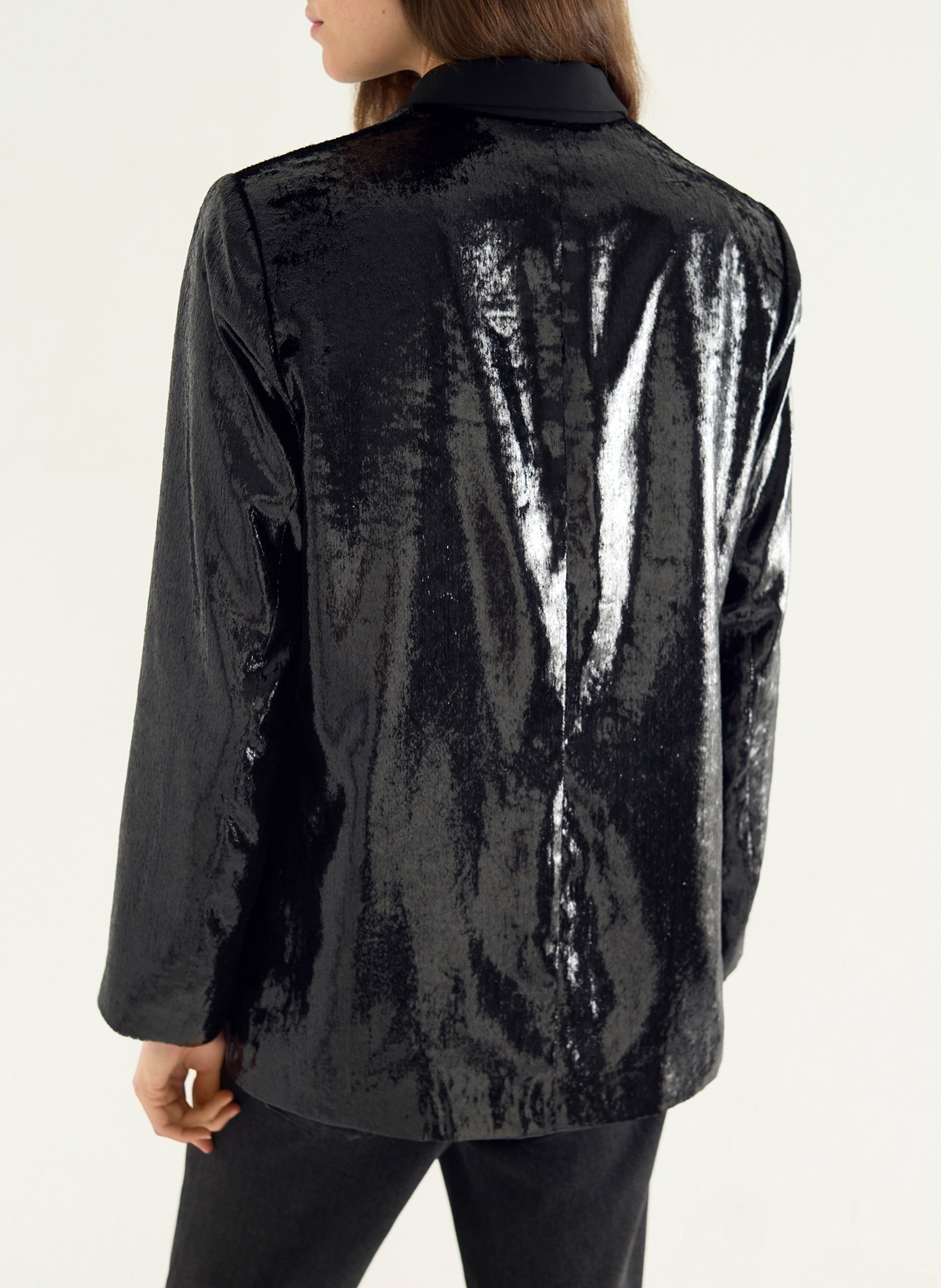 Veste col tailleur  COTELAC Noir