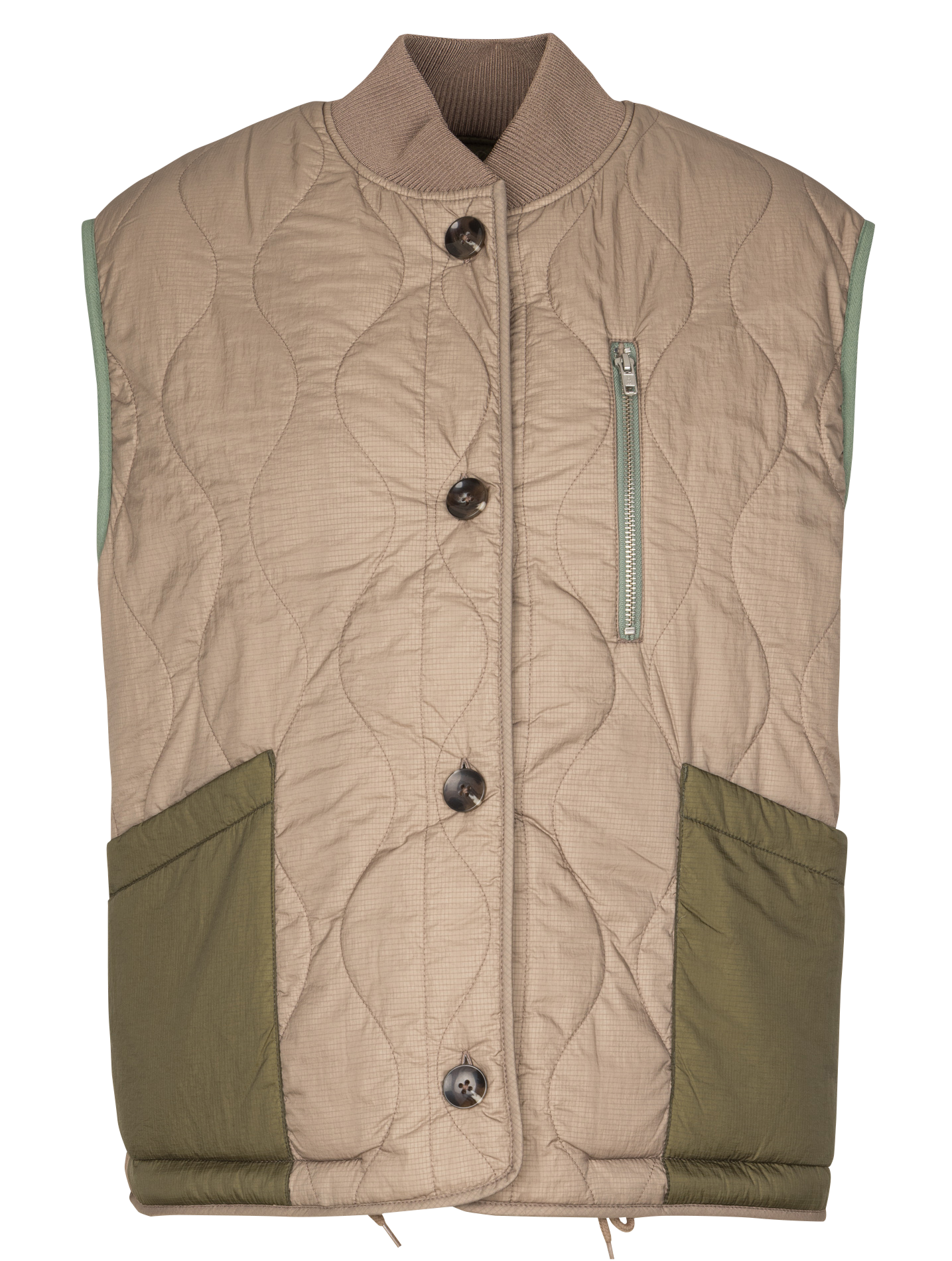 Oversized omkeerbare jas BELLEROSE Groen