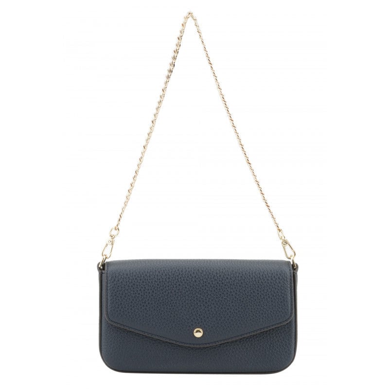 Clutch bag - calfskin POURCHET Blue