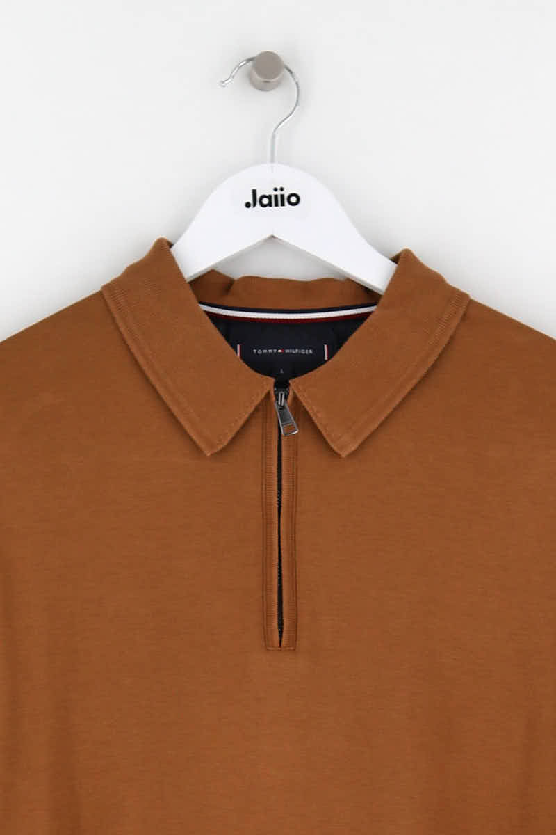 Polo shirt TOMMY HILFIGER - SECONDE MAIN Brown