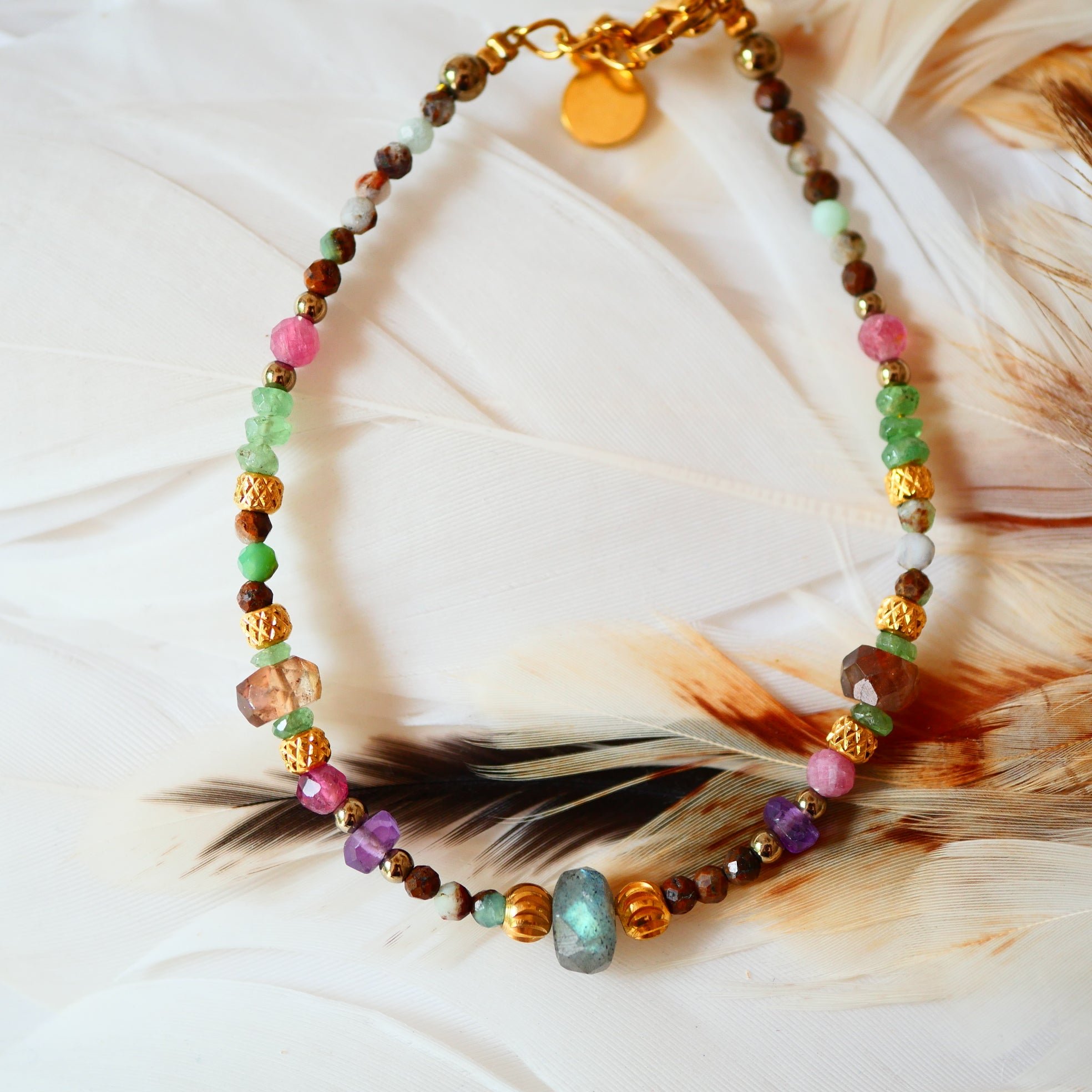 Chrysoprase bracelet GINANDGER Green