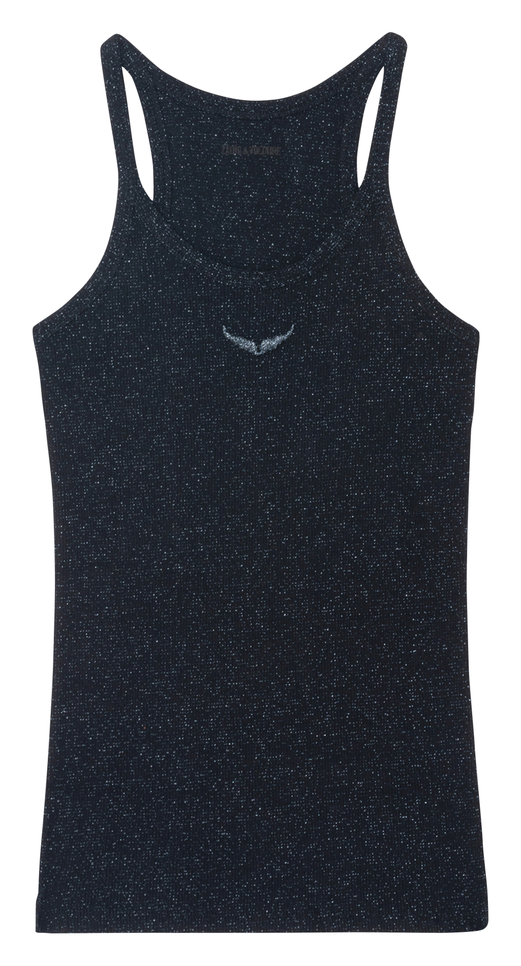 Débardeur col rond en coton mélangé ZADIG&VOLTAIRE Noir